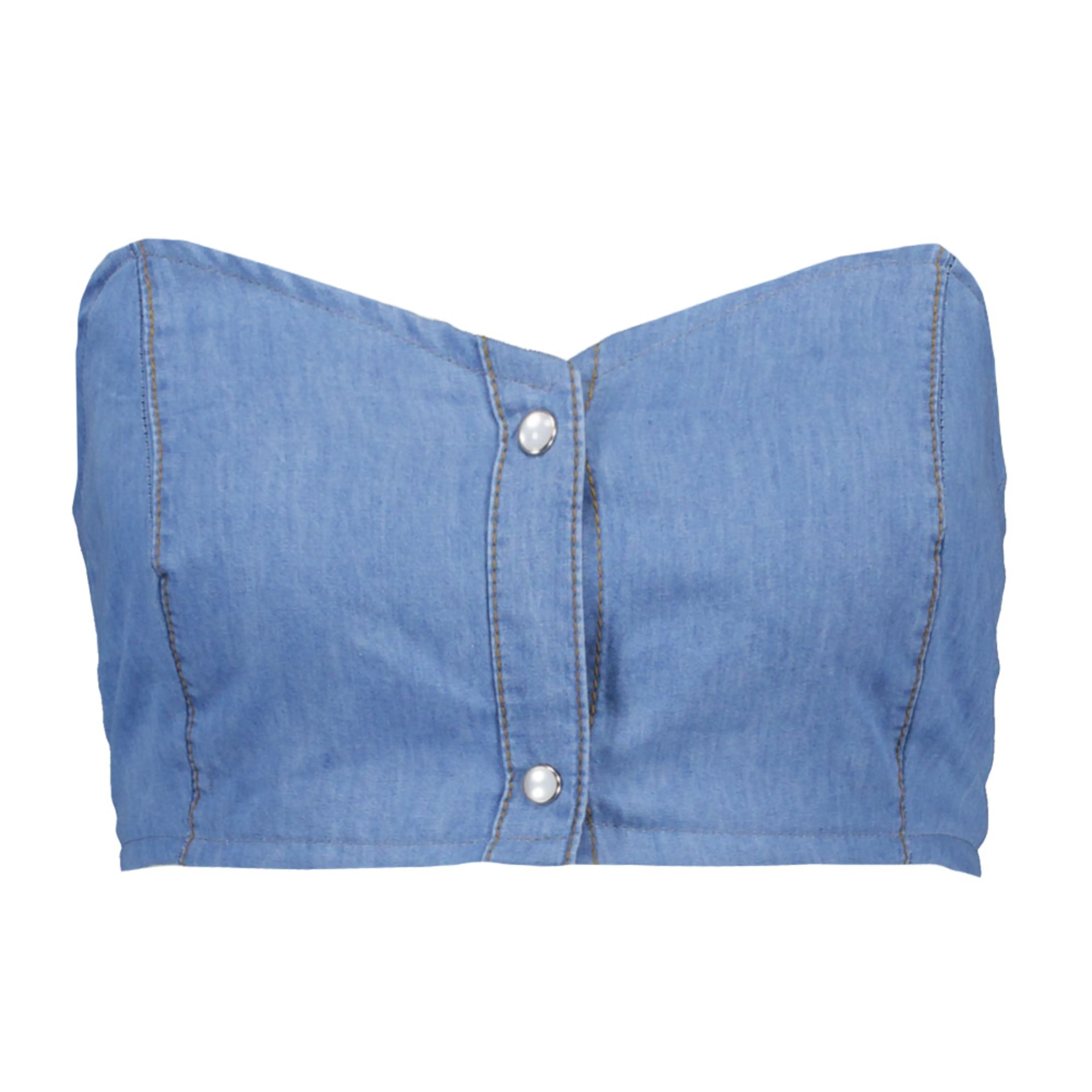 Bandeautop - Blauw