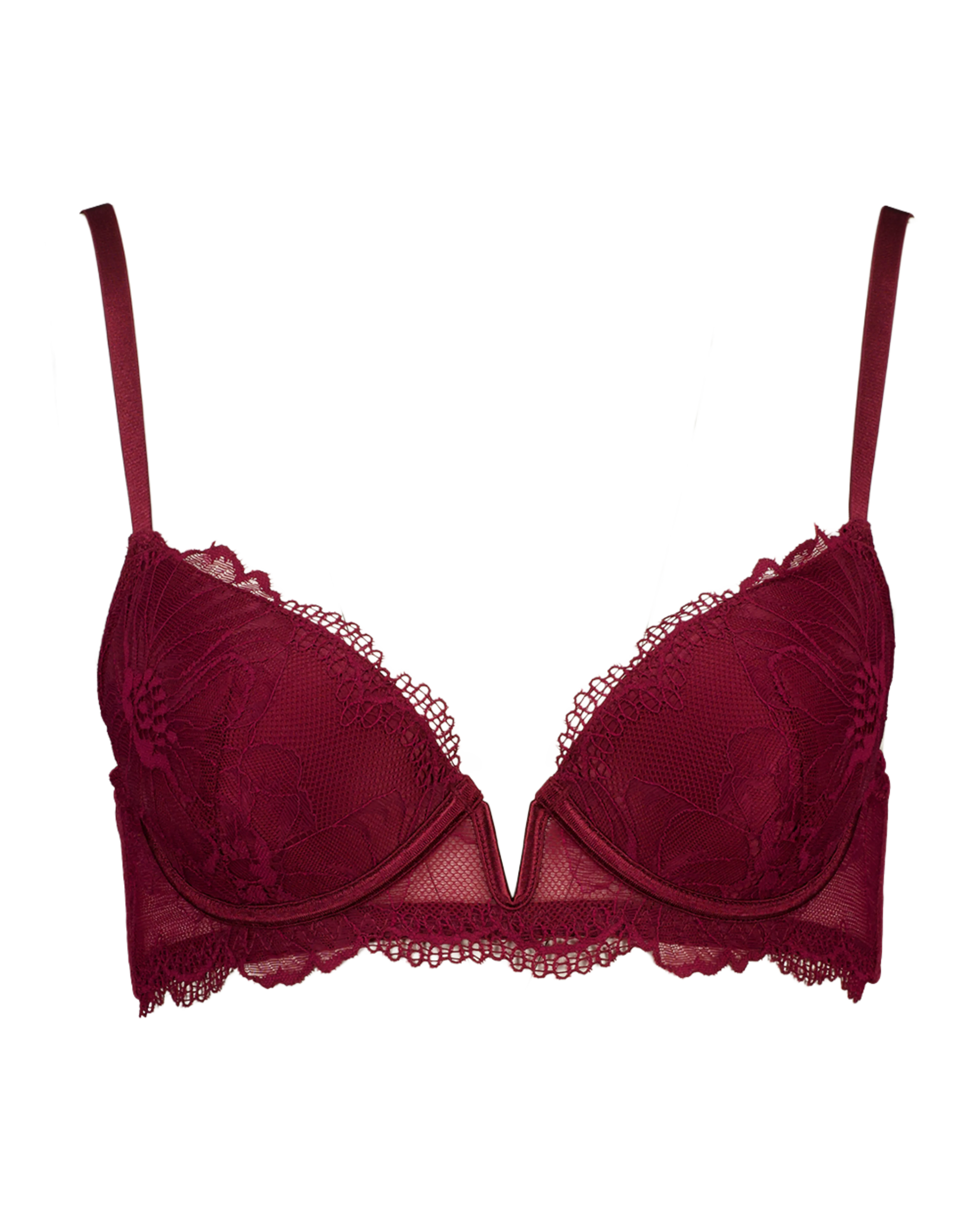 Cheeky plunge Soutien-gorge padd� - Rouge