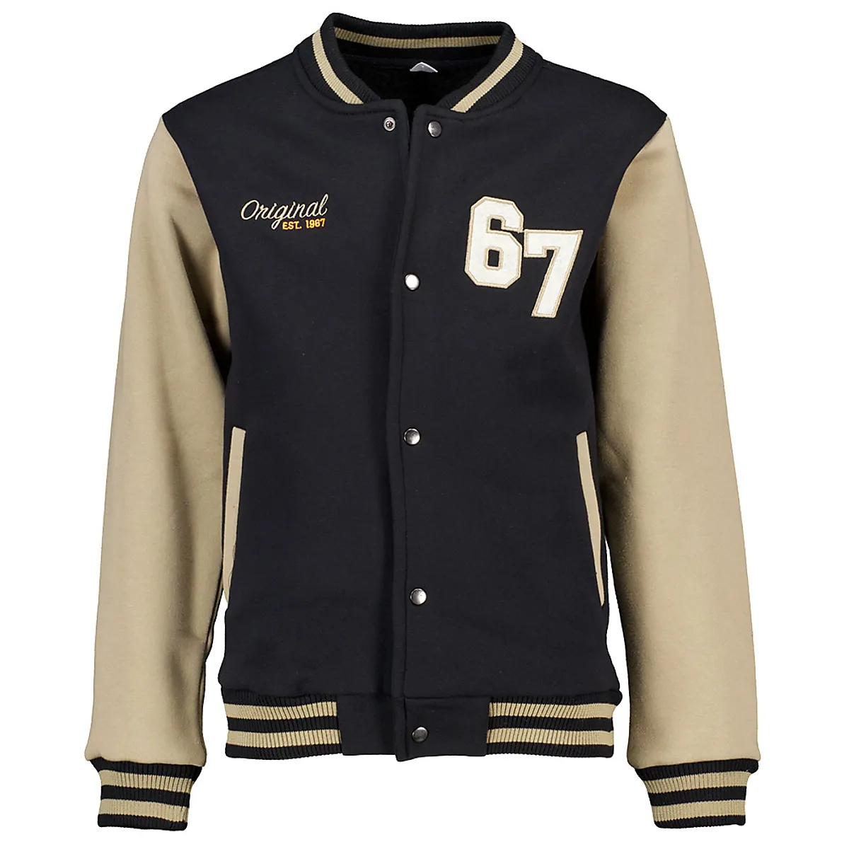 Baseballjacke - Schwarz