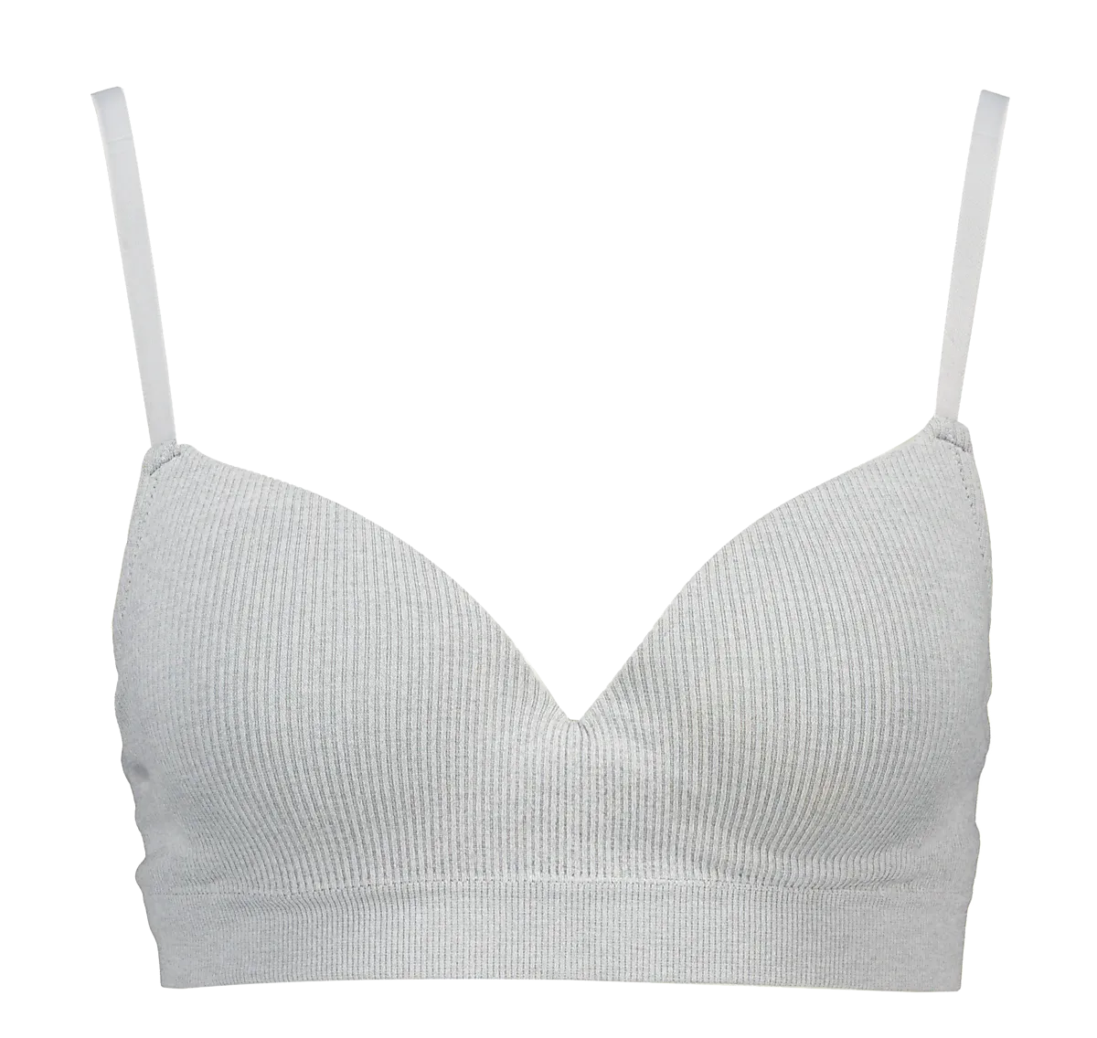 Plunge Débardeur avec soutien-gorge intégré - Gris