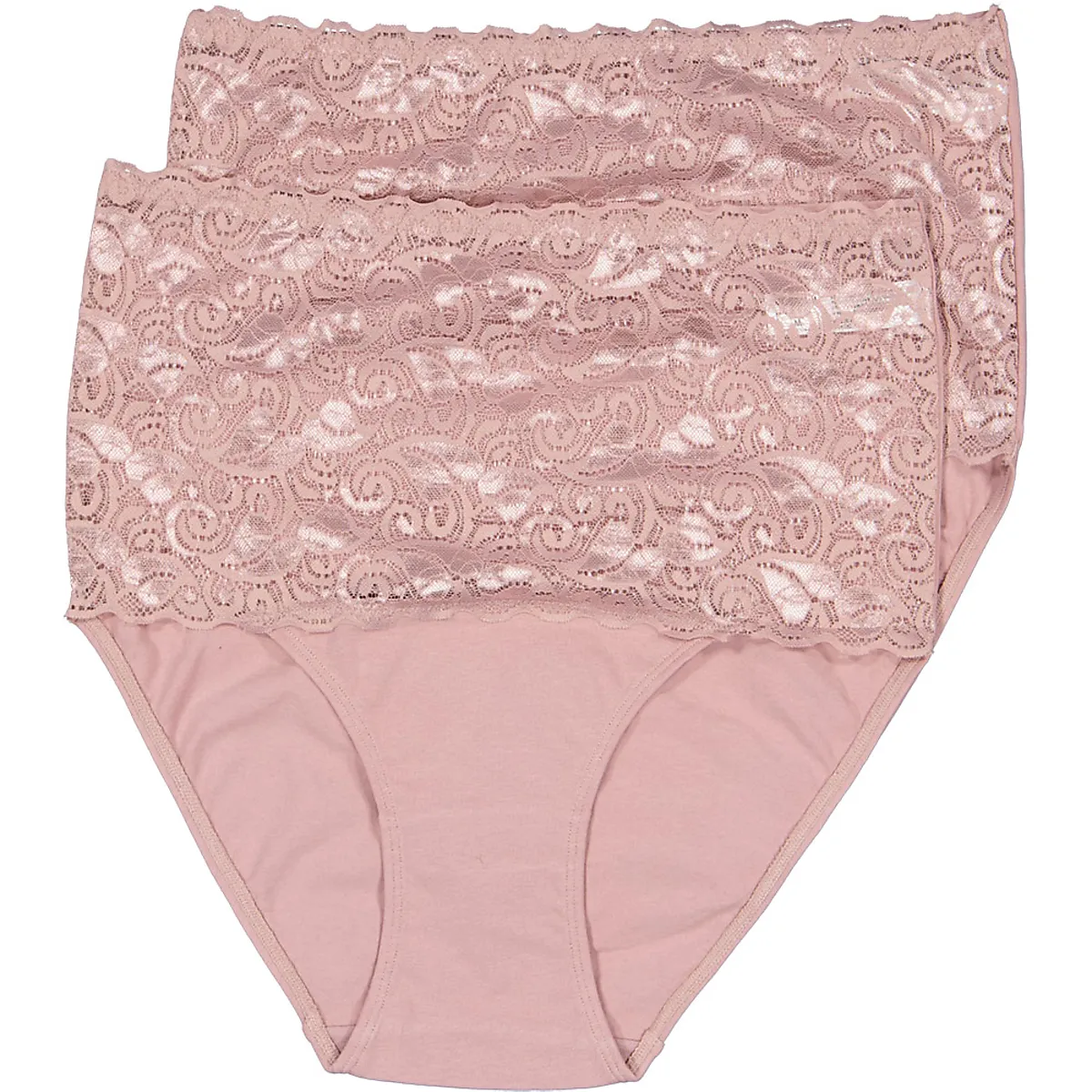 Roxy Braguitas de cintura alta - Rosa