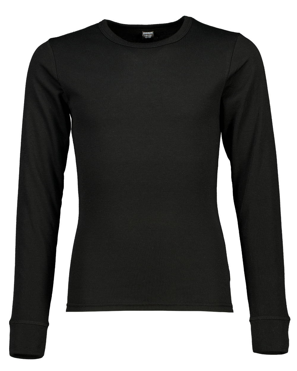 Rib Thermo T-shirt - Zwart