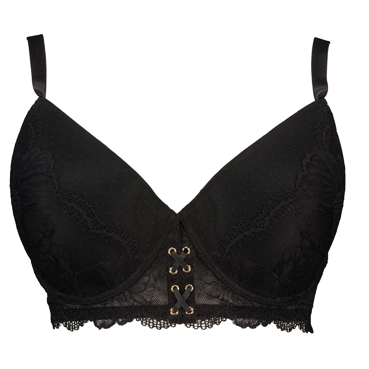 Demi Soutien-gorge padd� - Noir