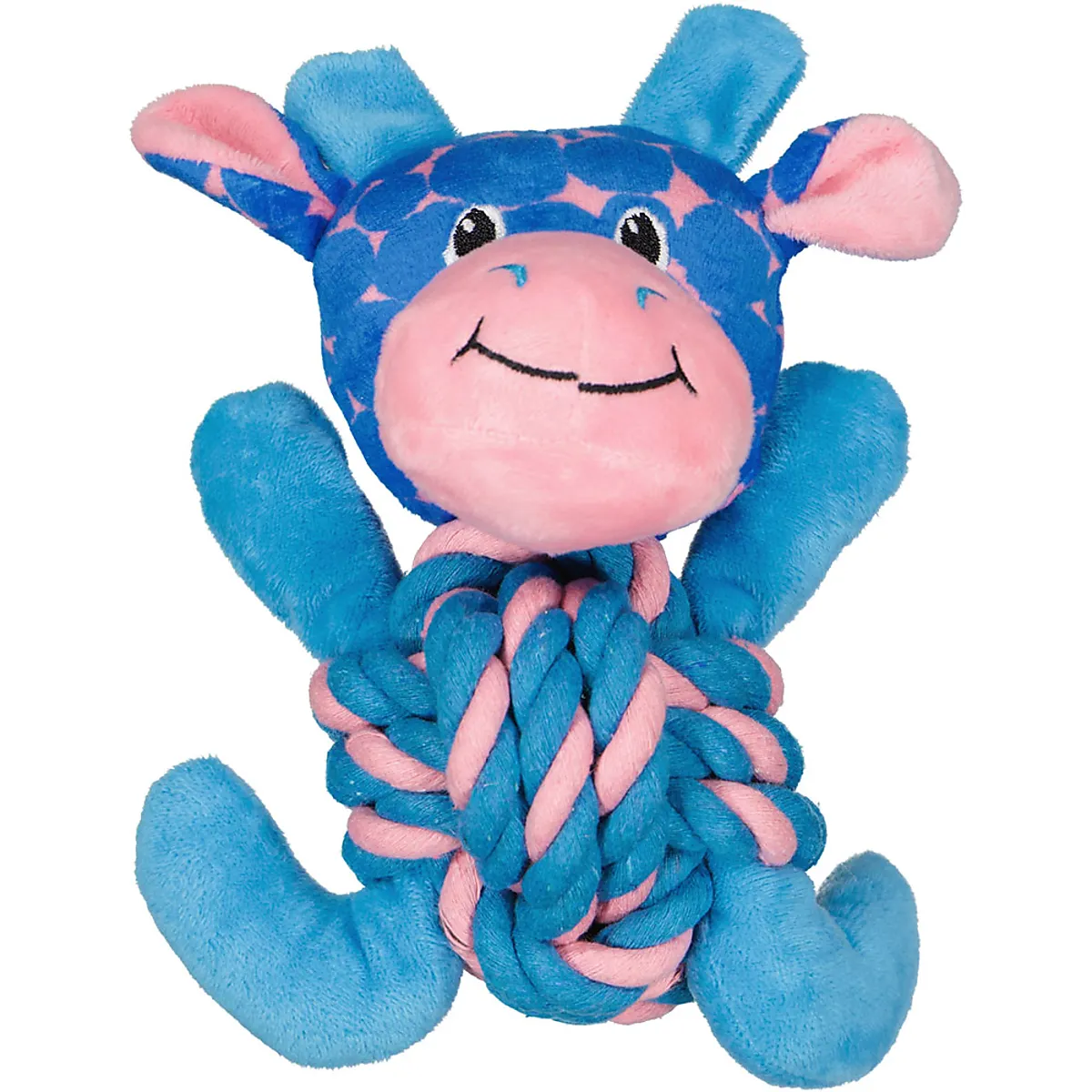 Hondentouw met bal - Blauw