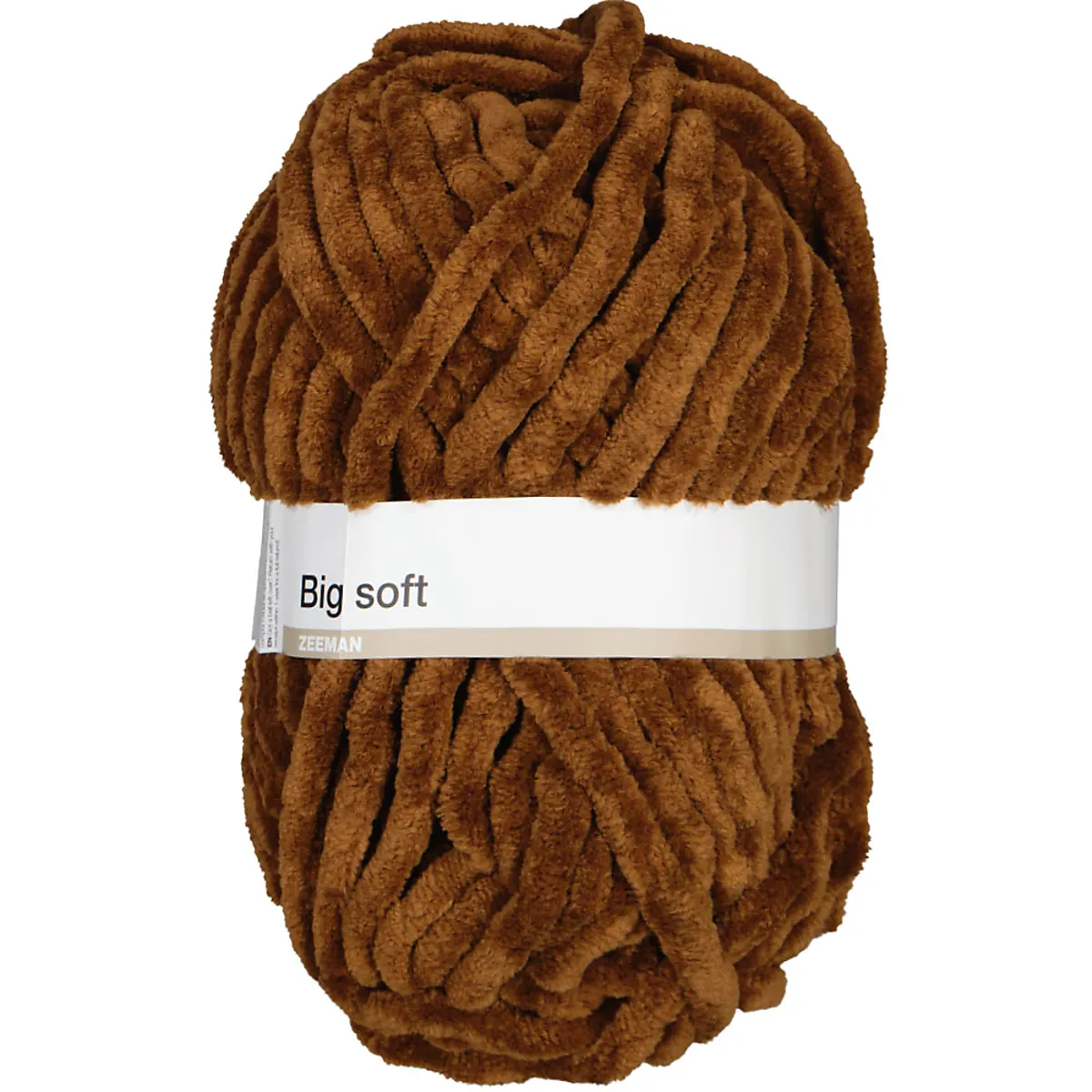 Big soft Fil à tricoter - Marron