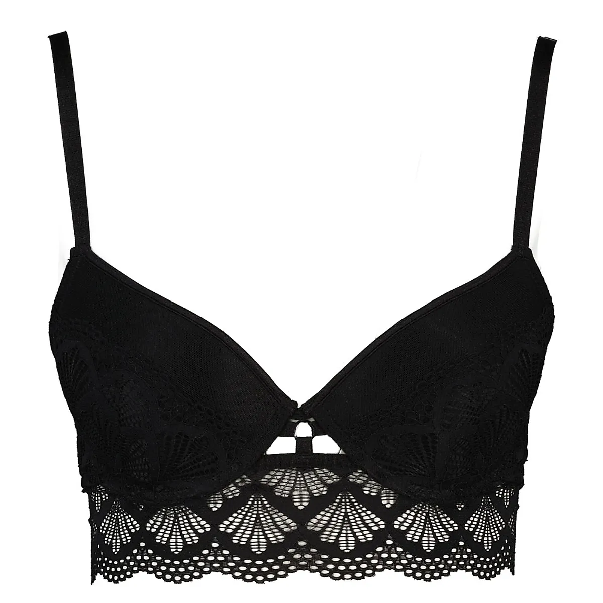 Gepolsterter BH - Schwarz