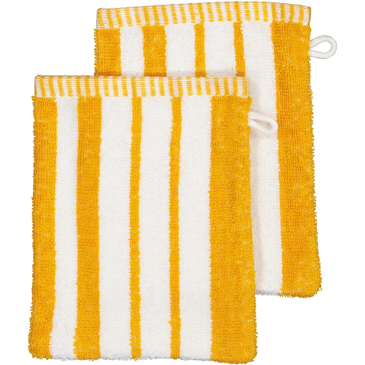 Waschhandschuh - Gelb