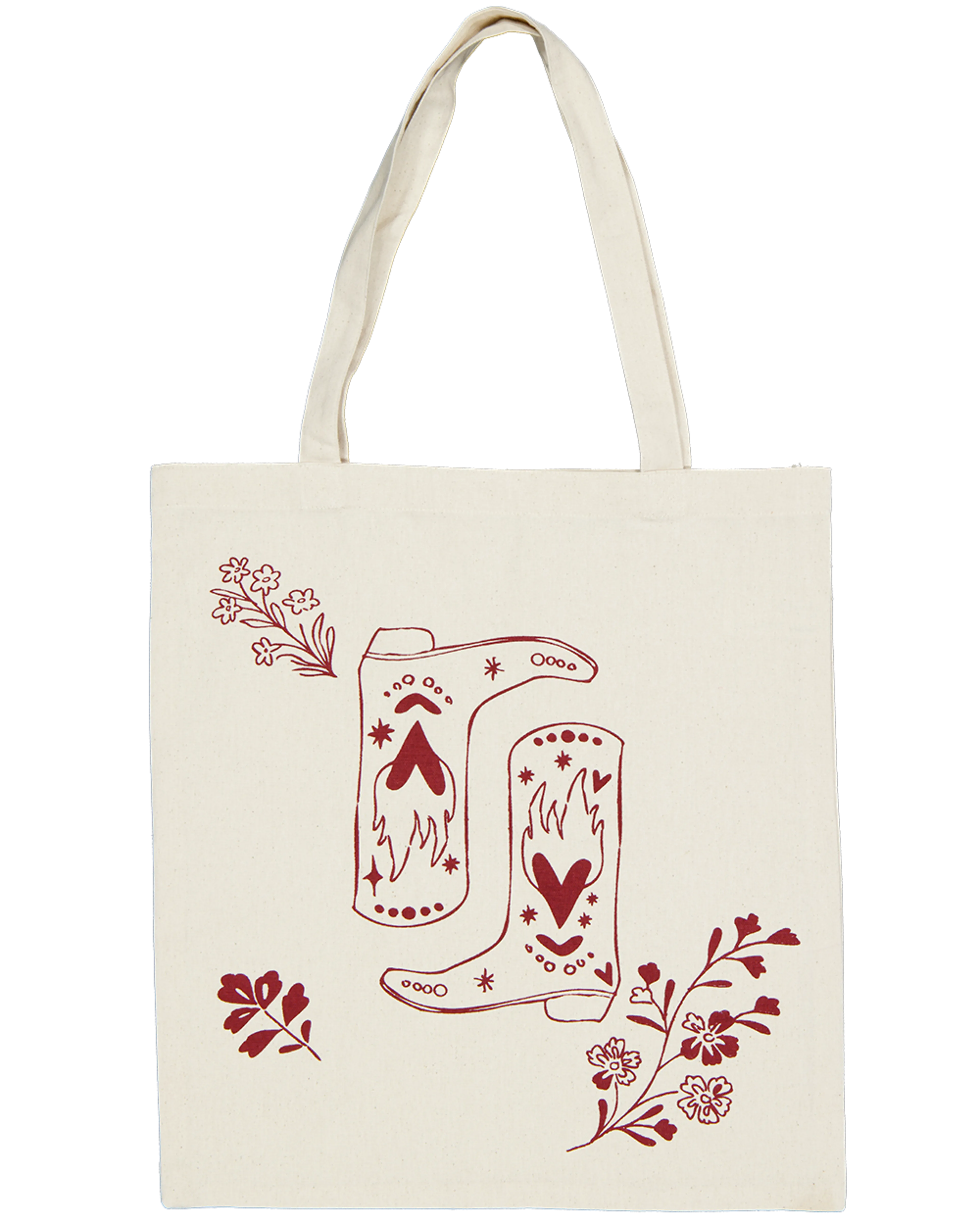 Sac en toile - Rouge