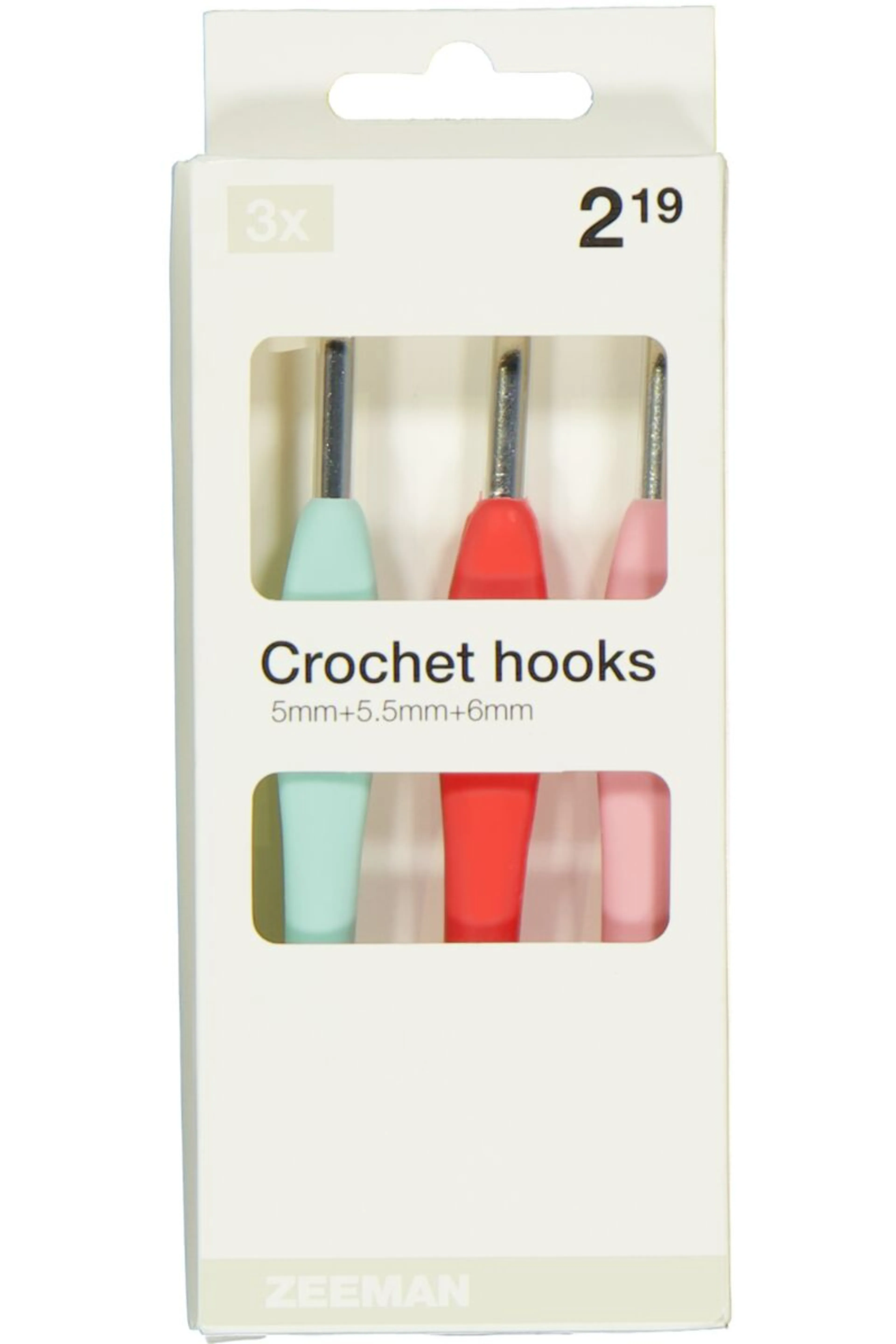 Agujas de ganchillo - Multicolor