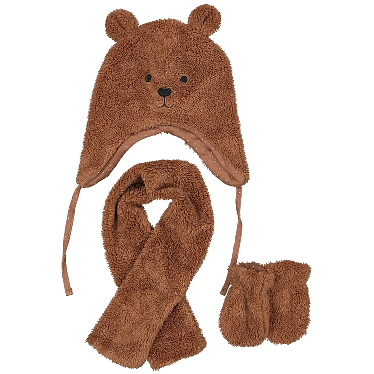 Muts en wanten - Bruin