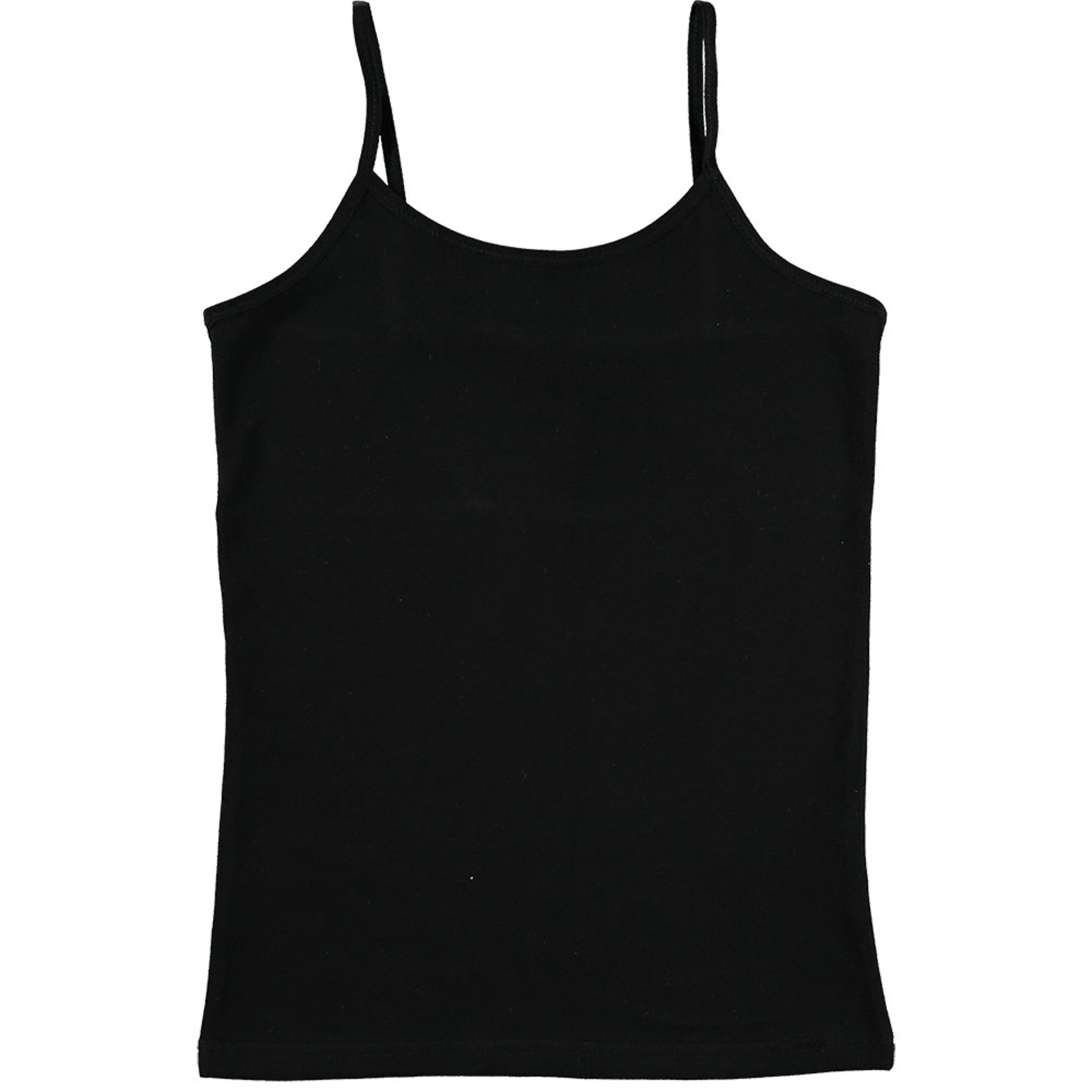 Camisola de alças Preto