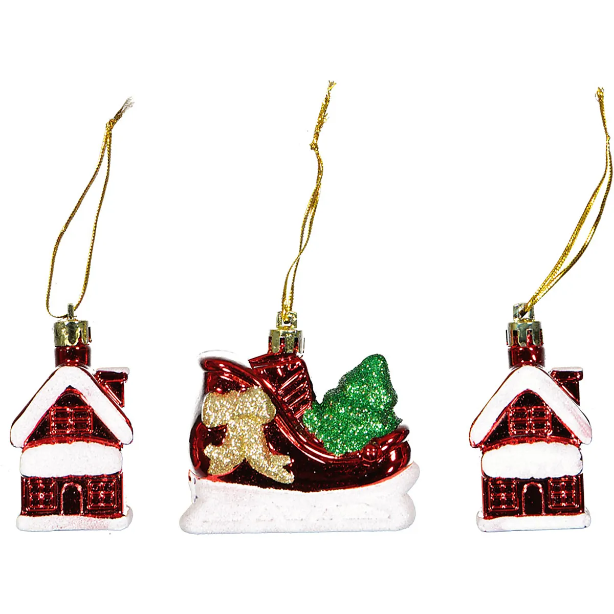 Weihnachtsbaumdeko - Rot