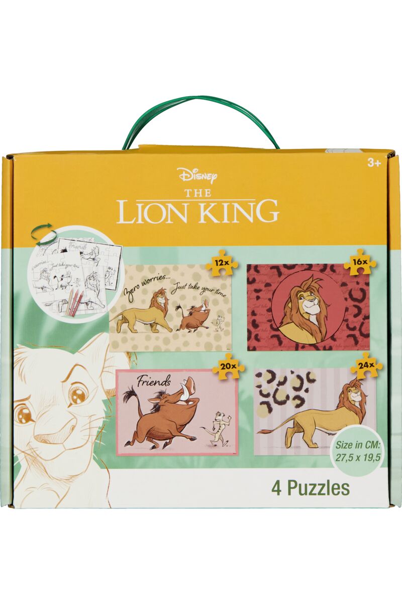 Puzzel 4-in-1 - Multi-color