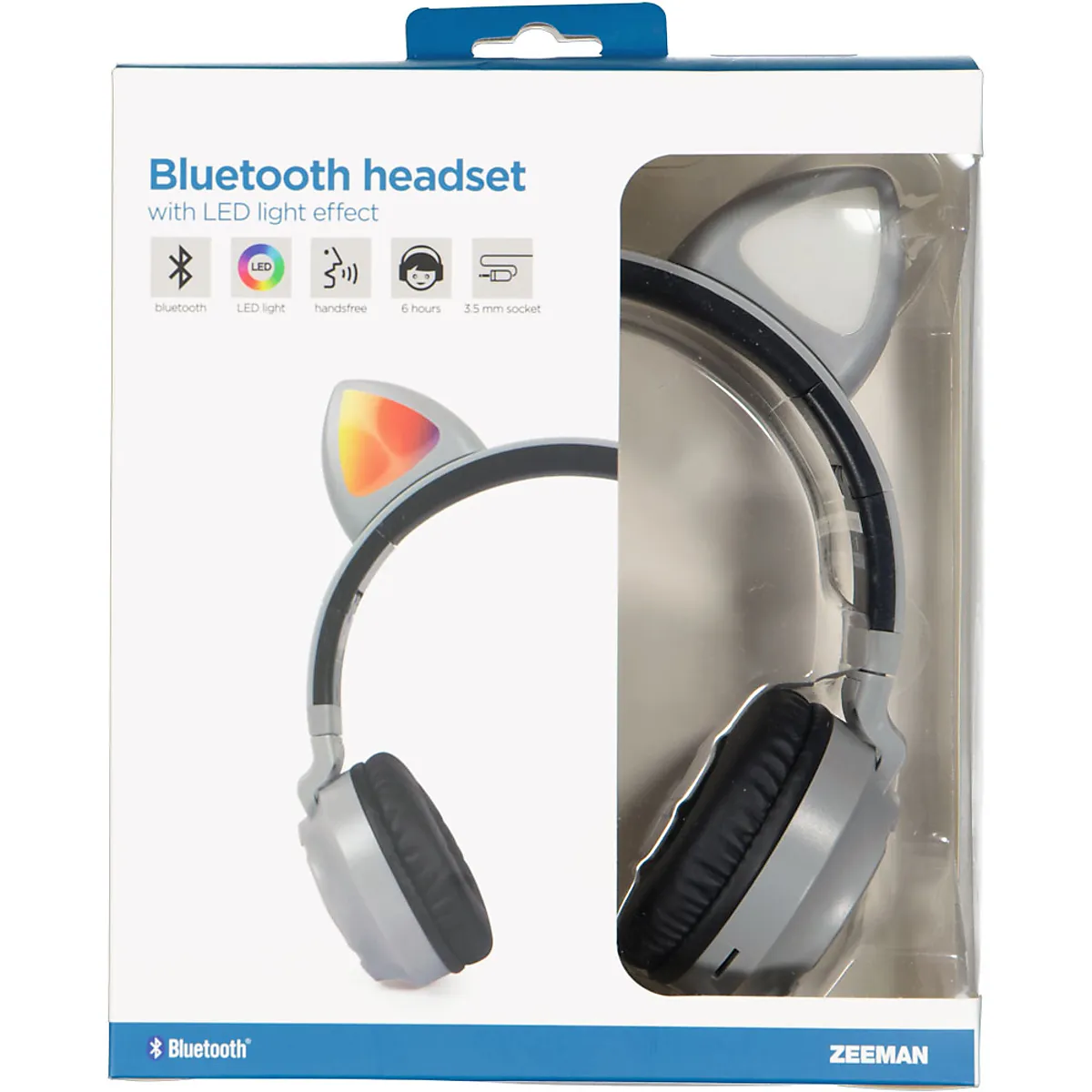 Bluetooth-headset - Grijs