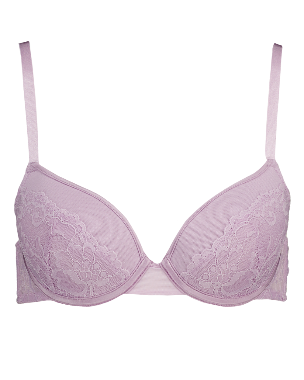 Cheeky plunge Padded BH - Paars