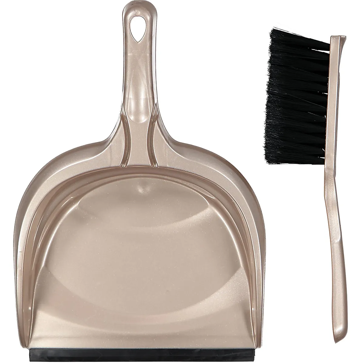 Stoffer en blik - Wit