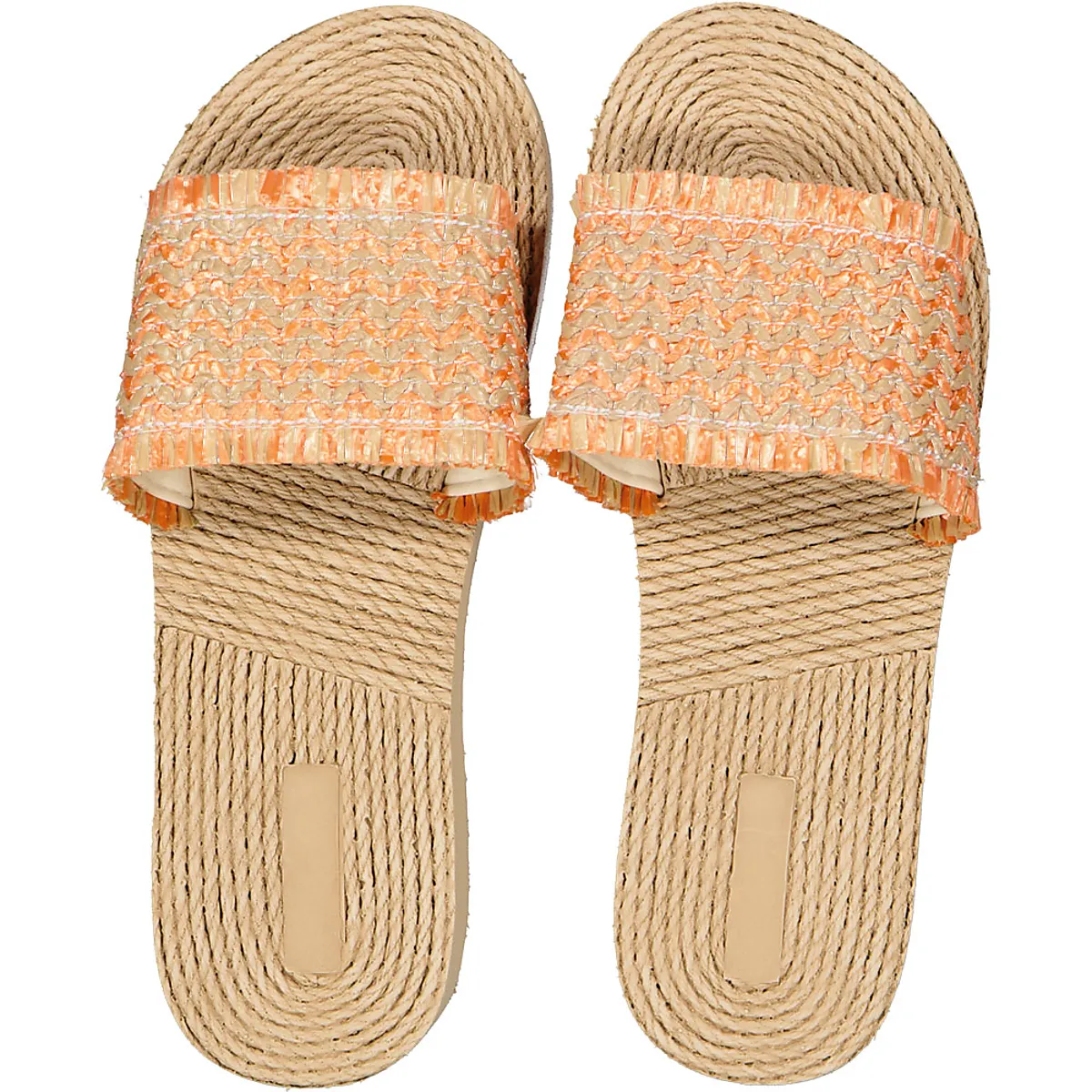 Slipper met sleehak - Oranje