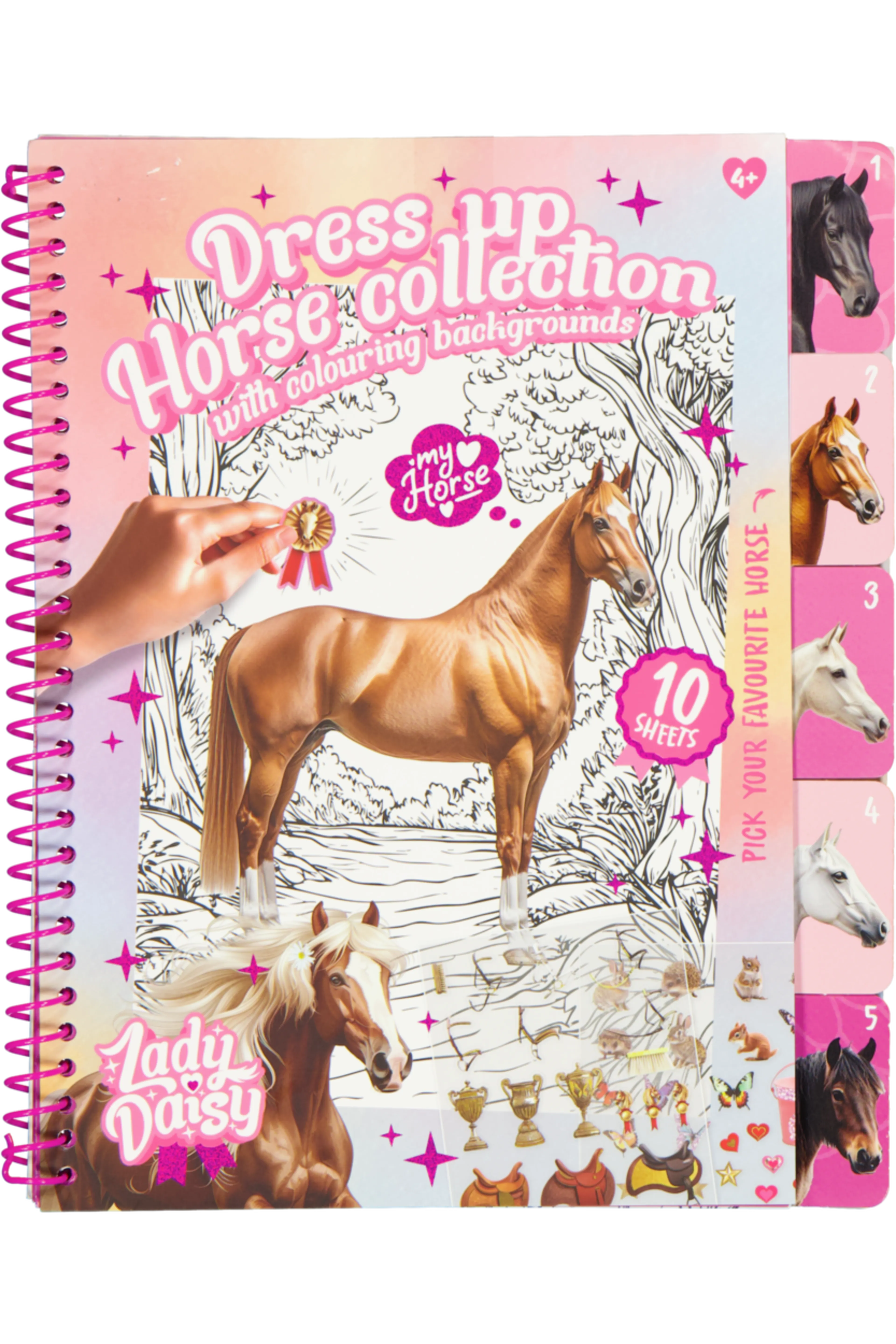 Album de coloriage/stickers - Multicolore