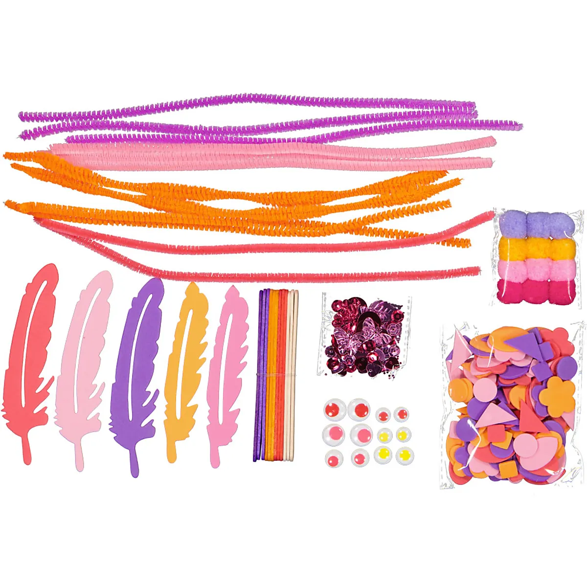 Kit de trabalhos manuais - Rosa