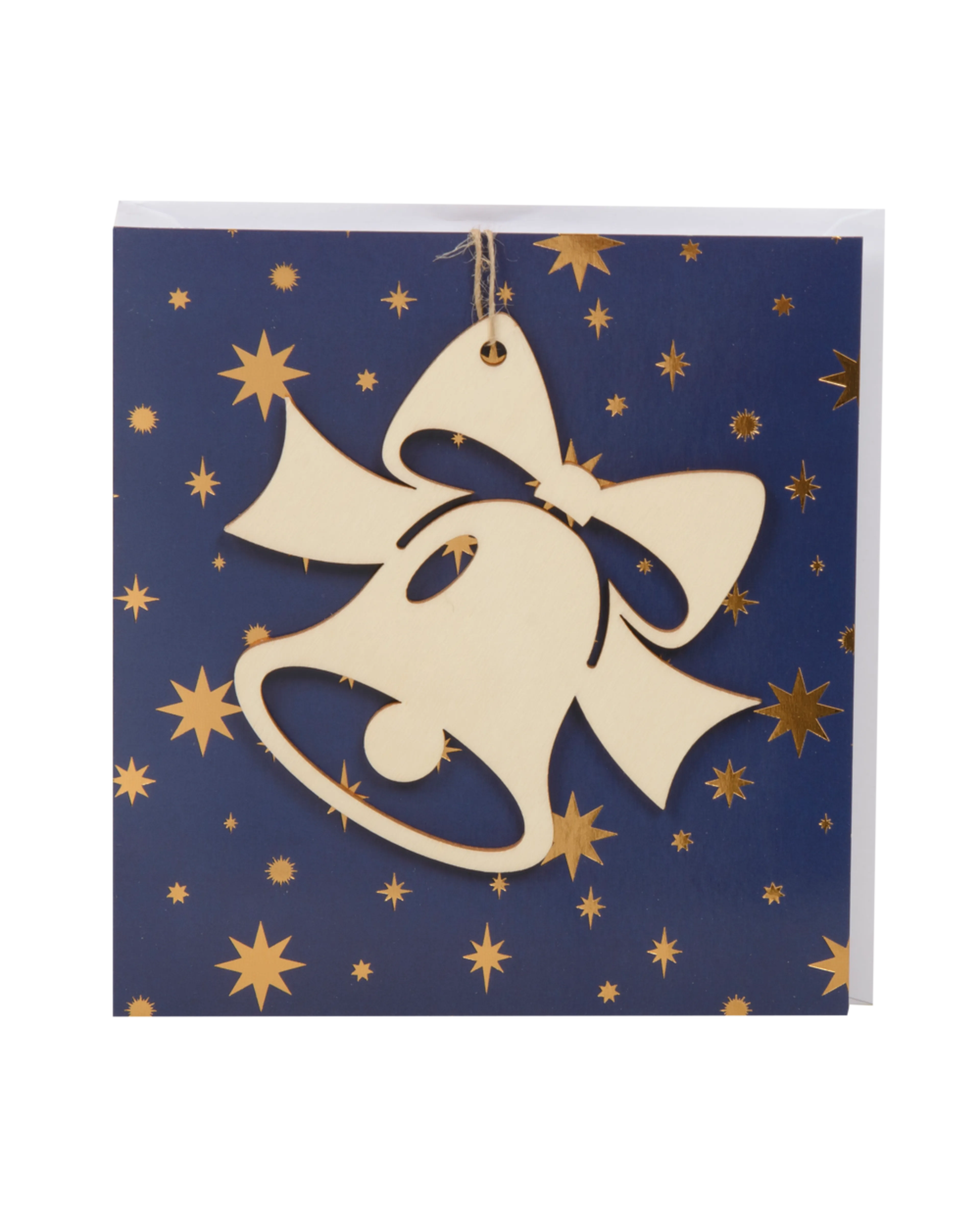 Kerstkaart - Blauw
