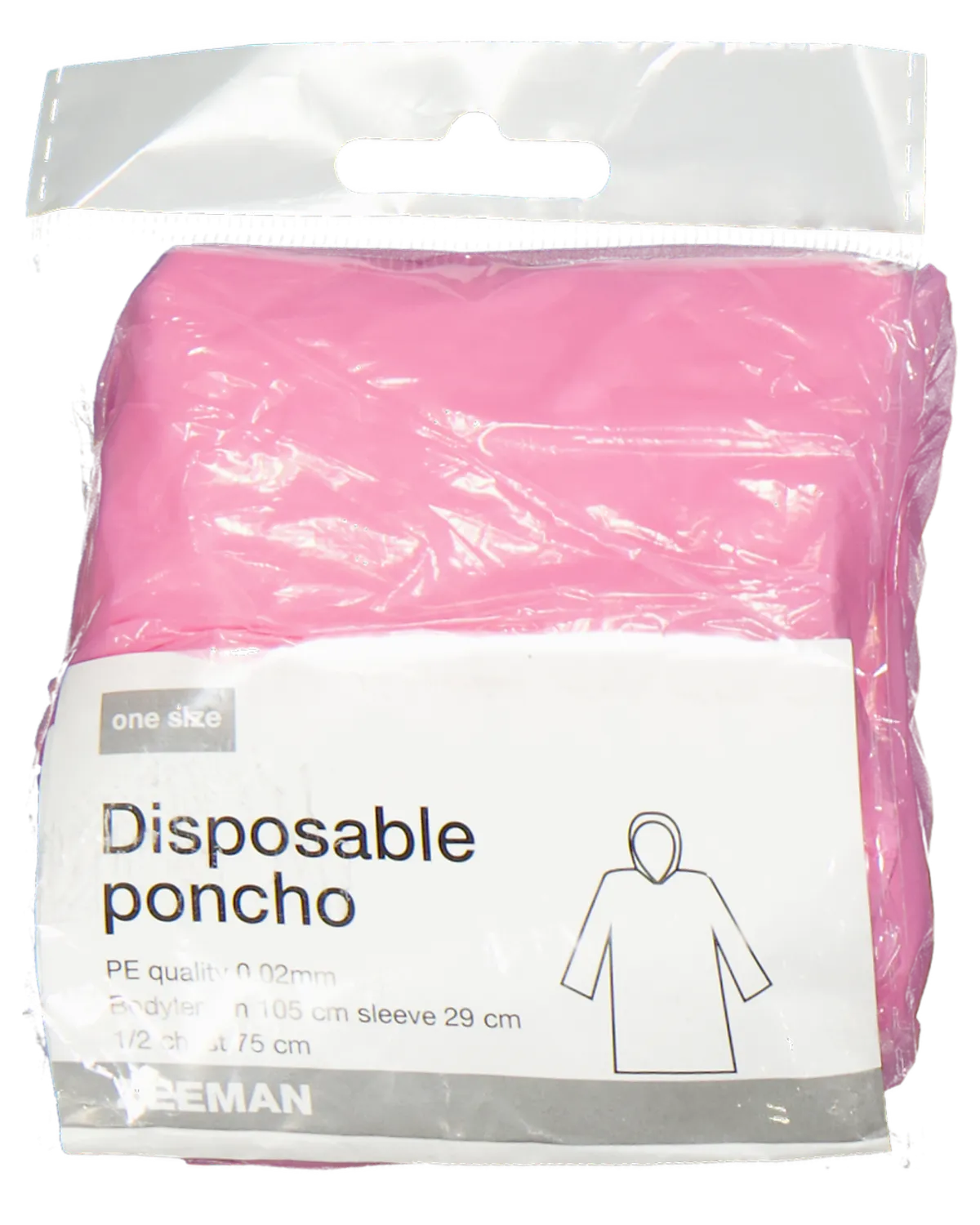 Poncho de pluie - Rose