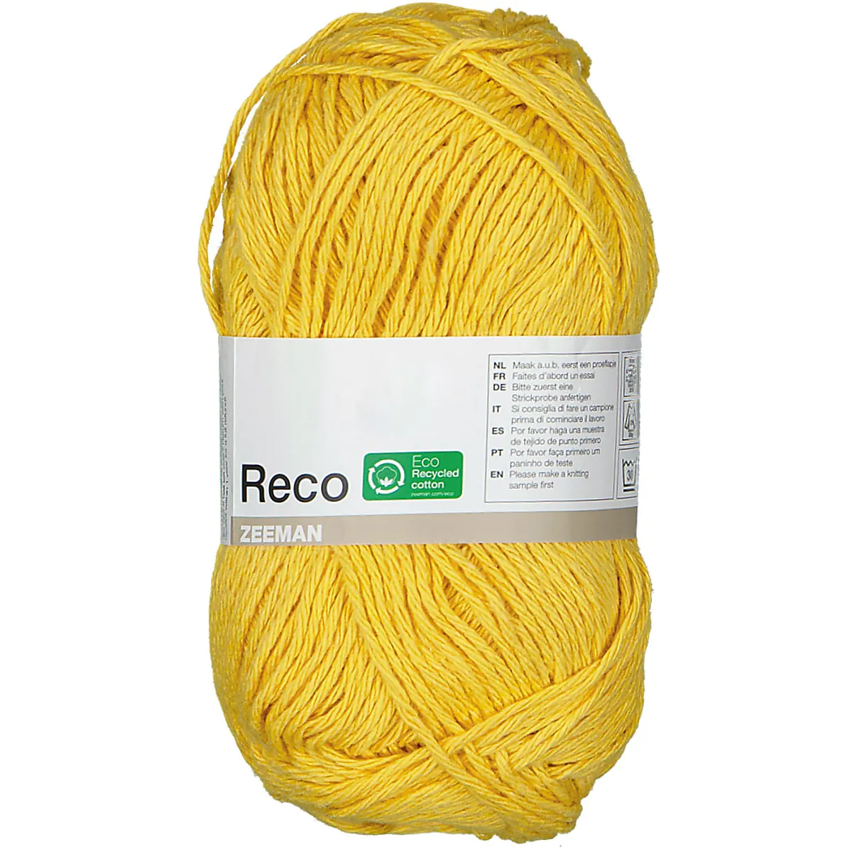 Reco Fil à tricoter - Jaune