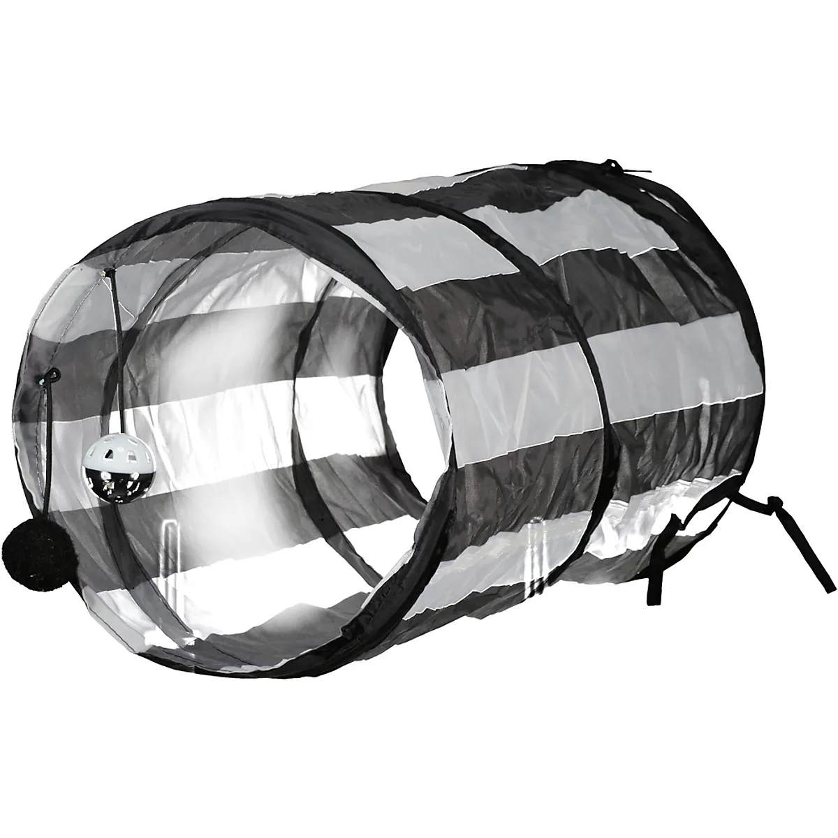 Katten-speeltunnel - Zwart
