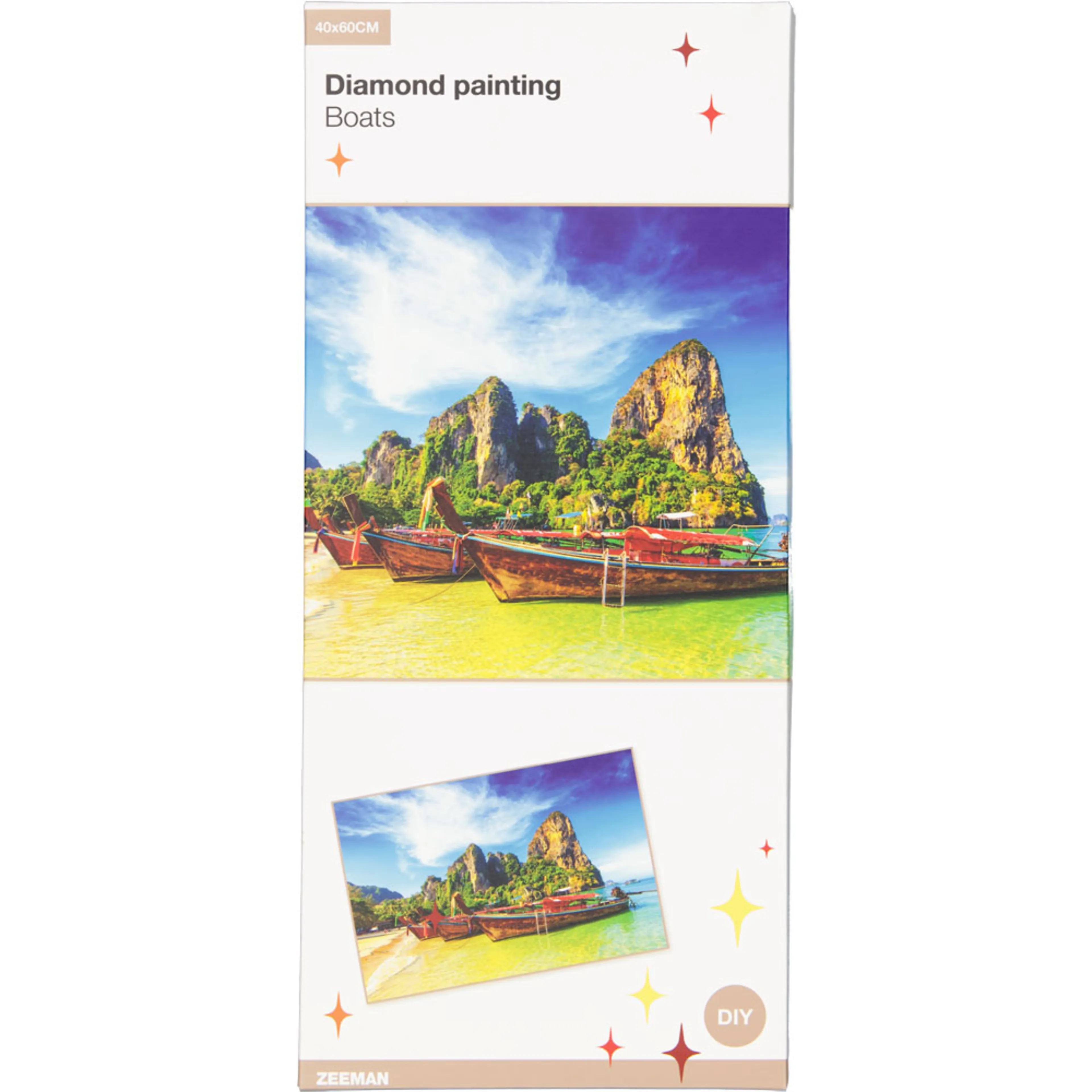 Diamond painting - Blanc