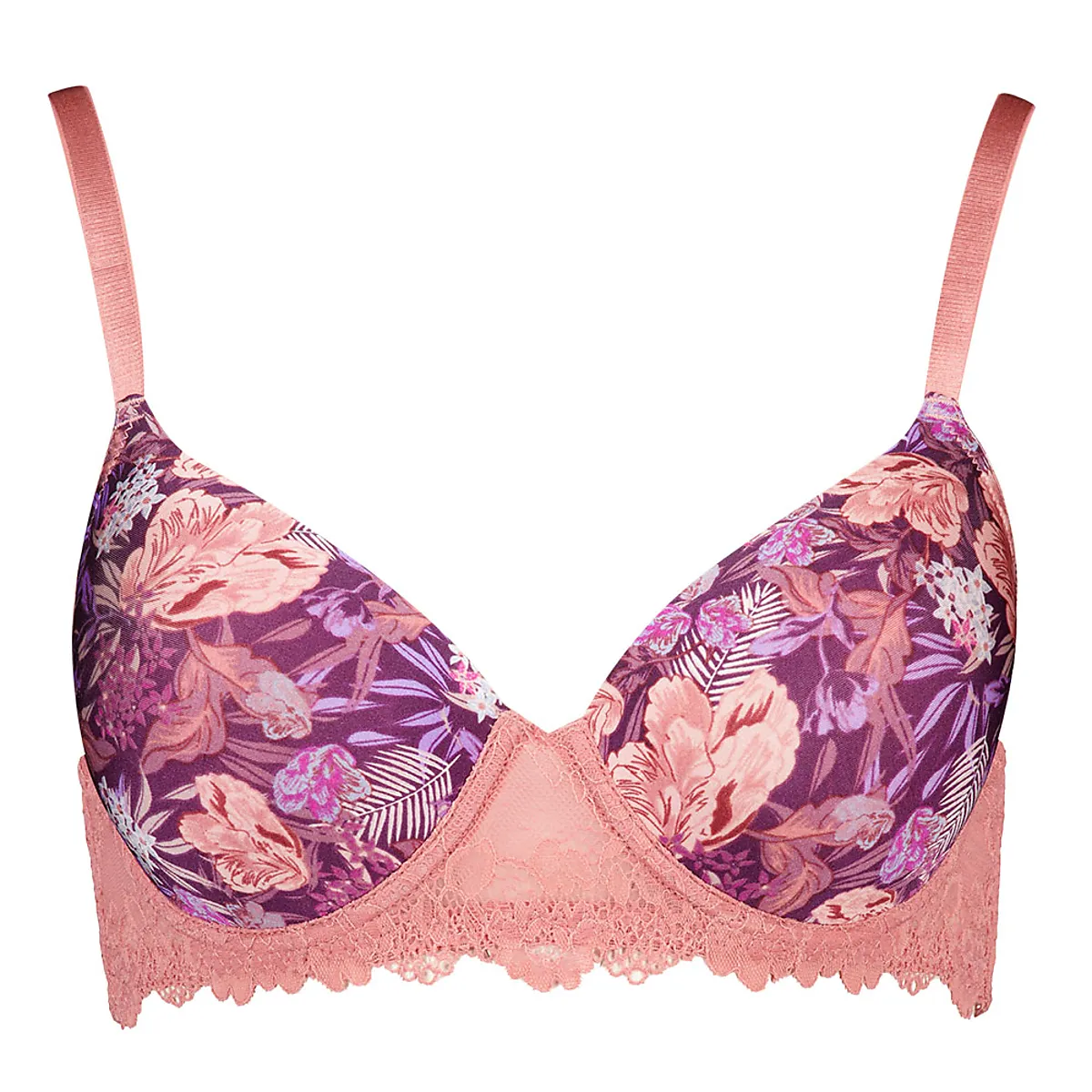 Plunge Soutien-gorge padd� - Rose