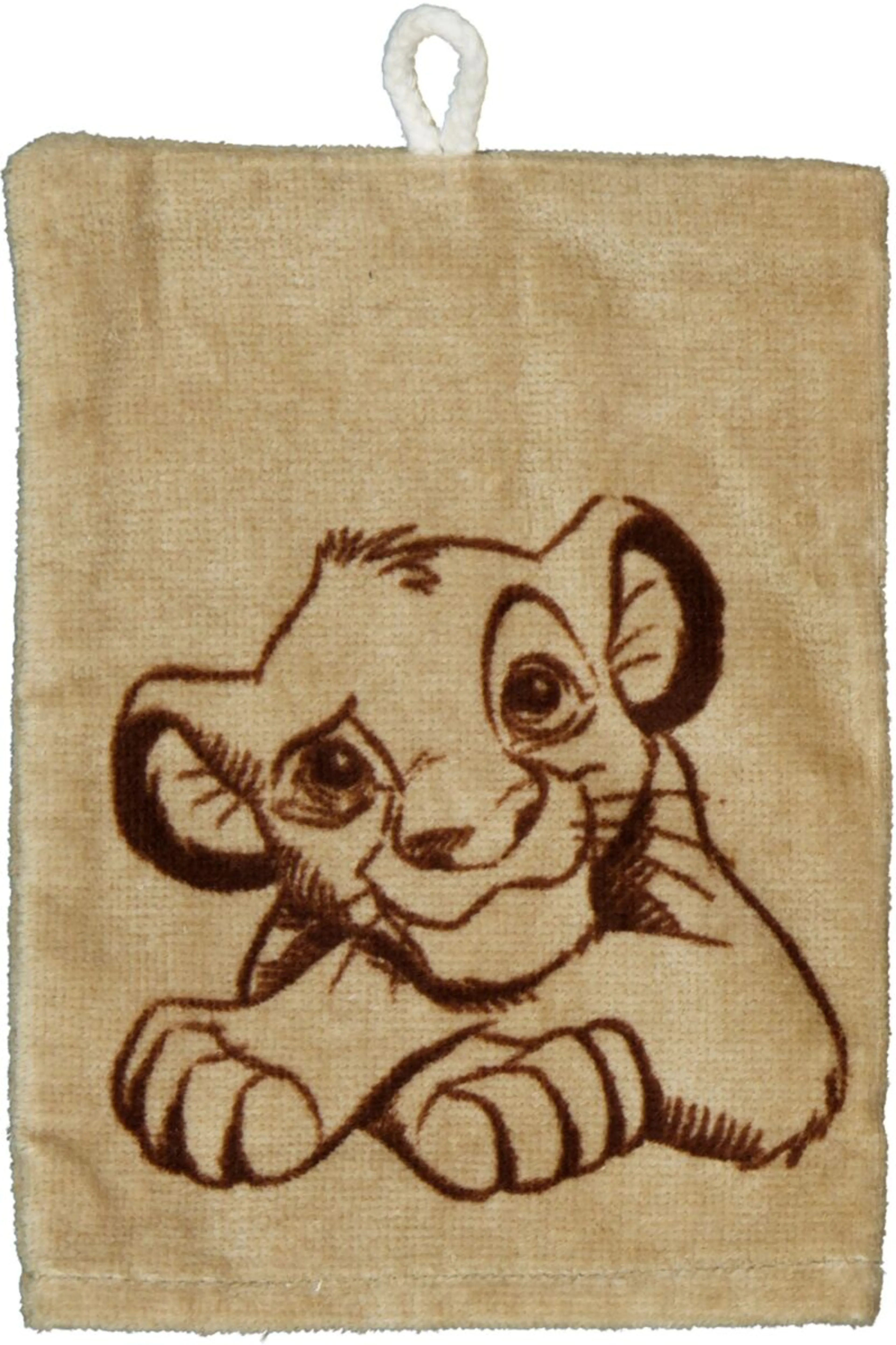 Gant de toilette - Marron