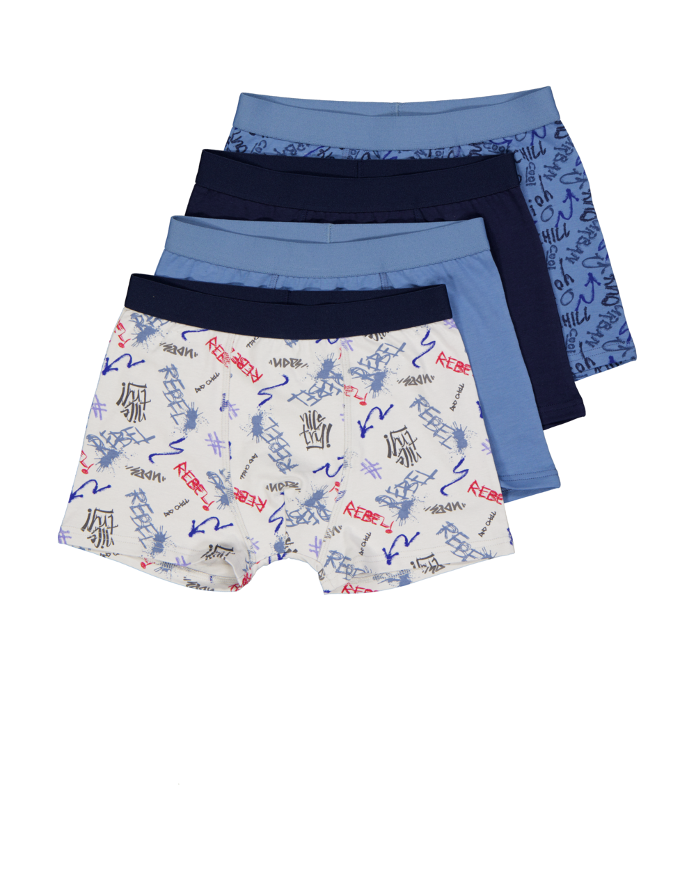 Jongens Boxer - Grijs (4-pak)