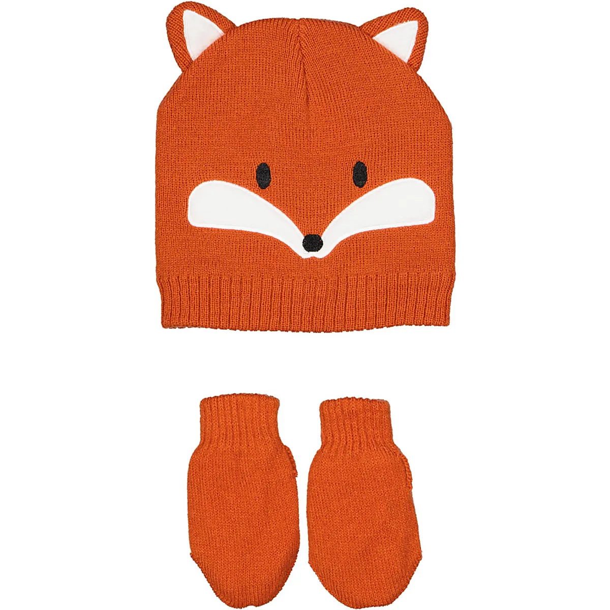 Gorro y manoplas - Rojo