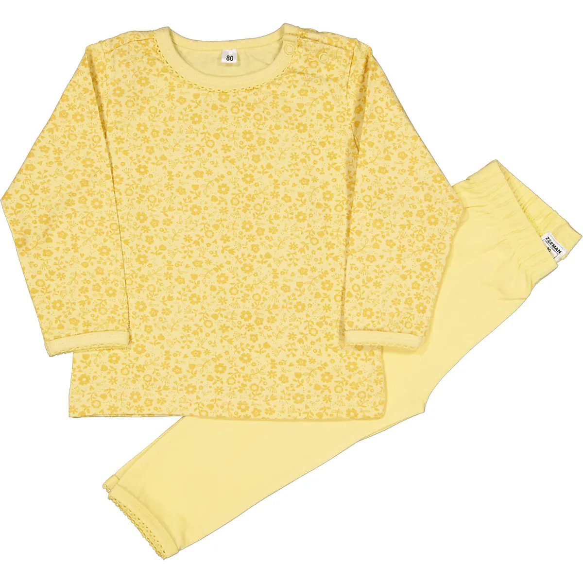 Pyjama - Geel