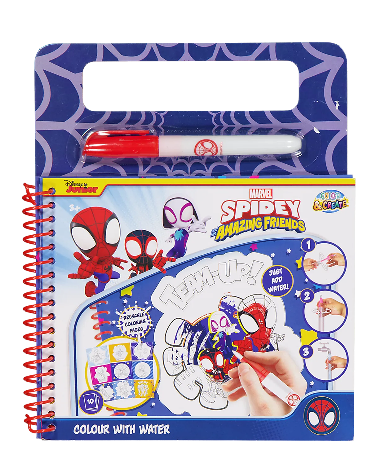 Album à colorier à l'eau - Multicolore