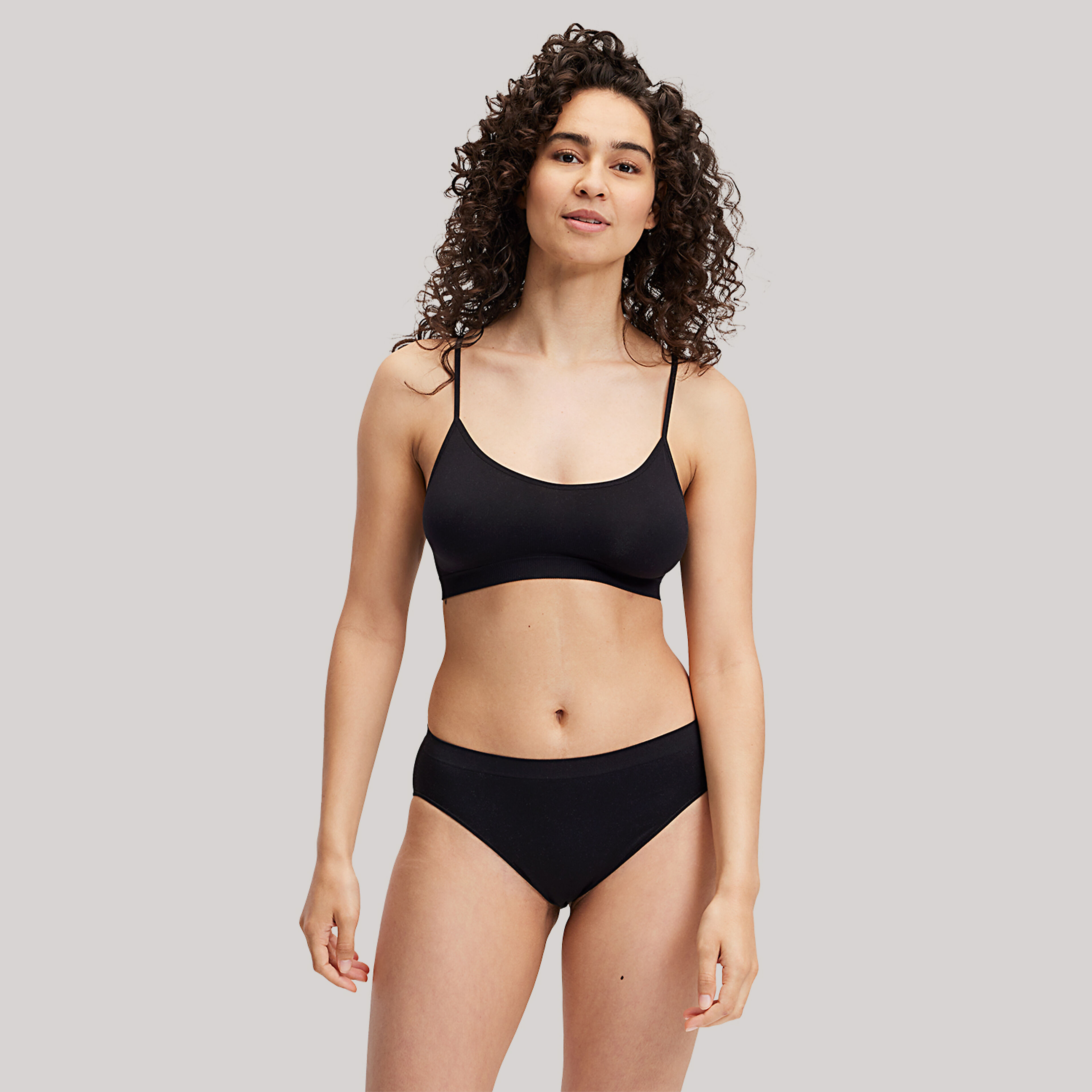 Slip de bikini Noir