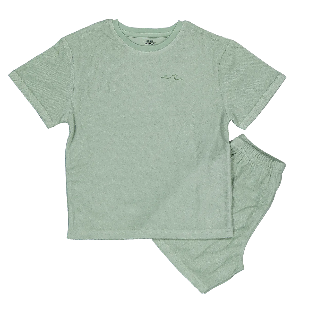 Pijama corto - Verde