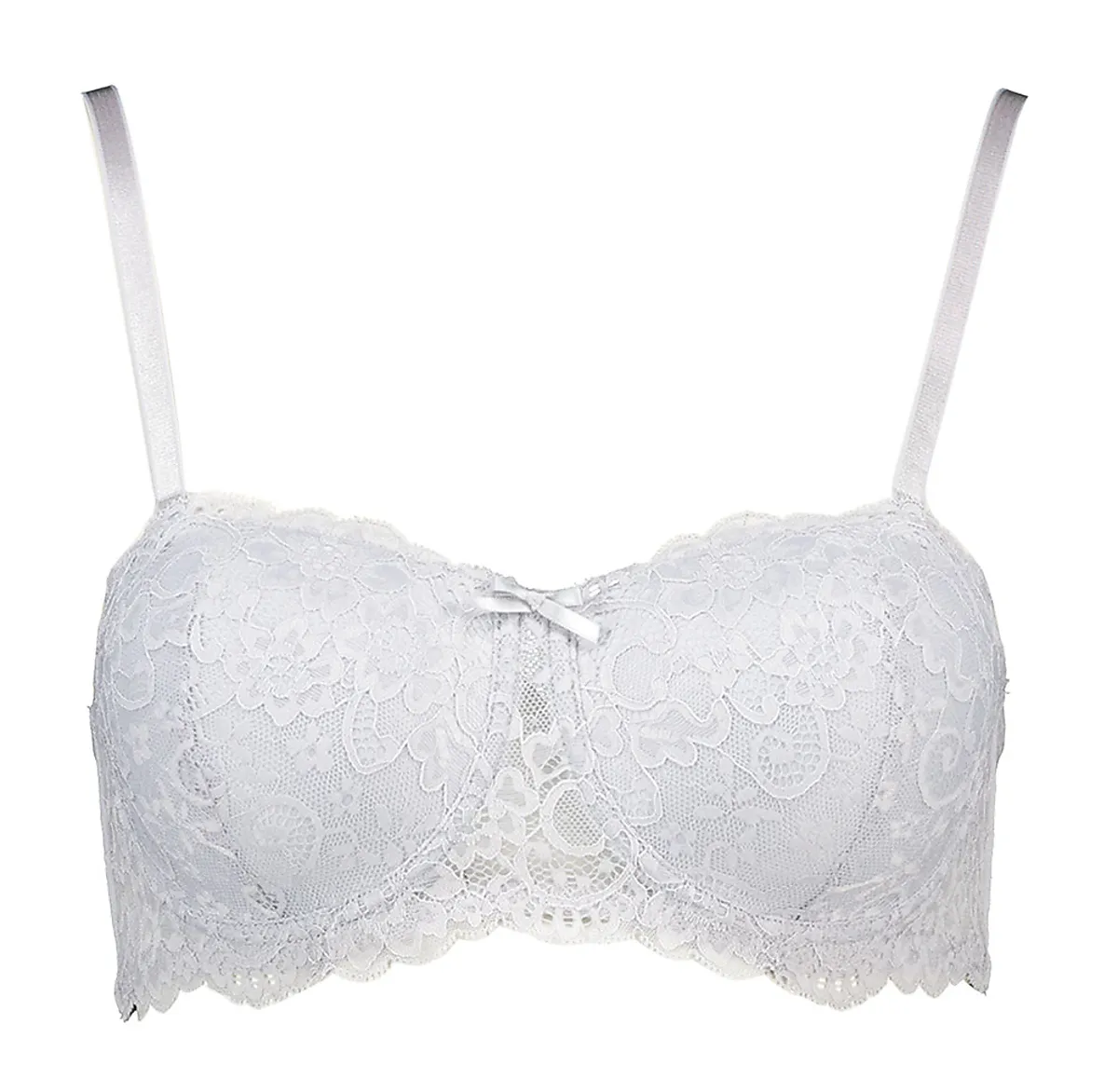 Balconette Soutien-gorge padd� - Gris