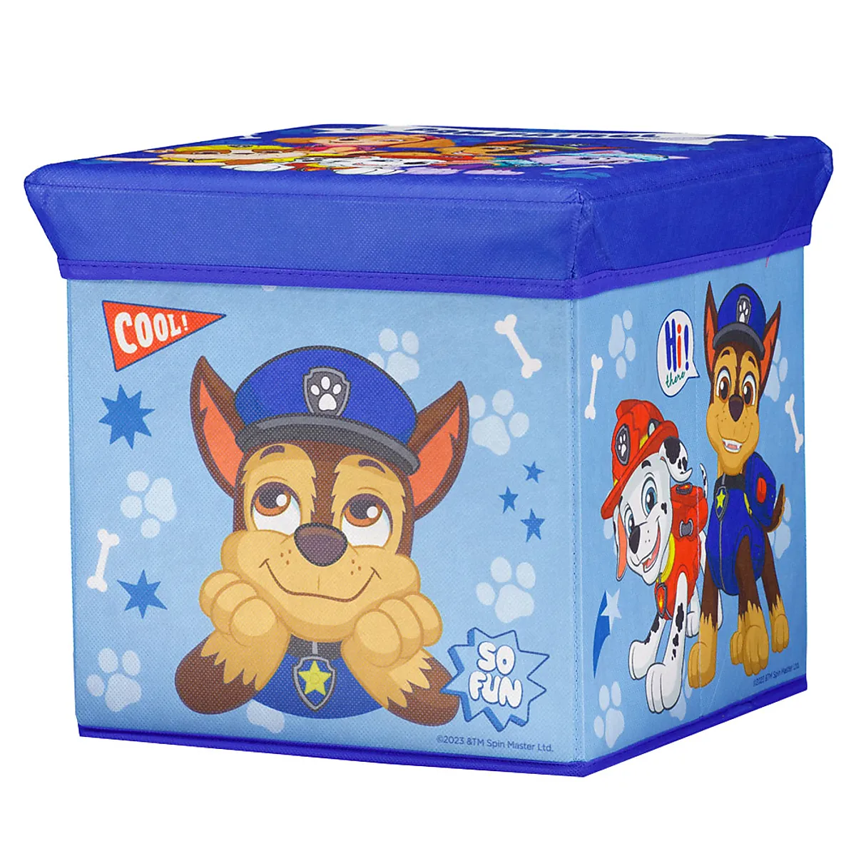 Opvouwbare poef - Blauw