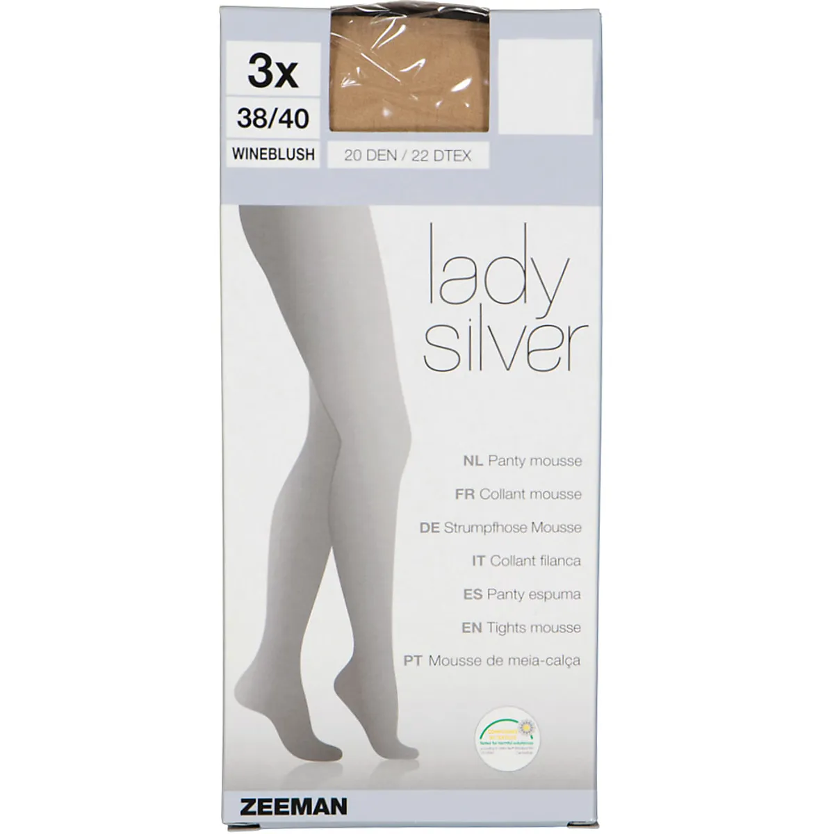 Lady silver Collant - Wineblush