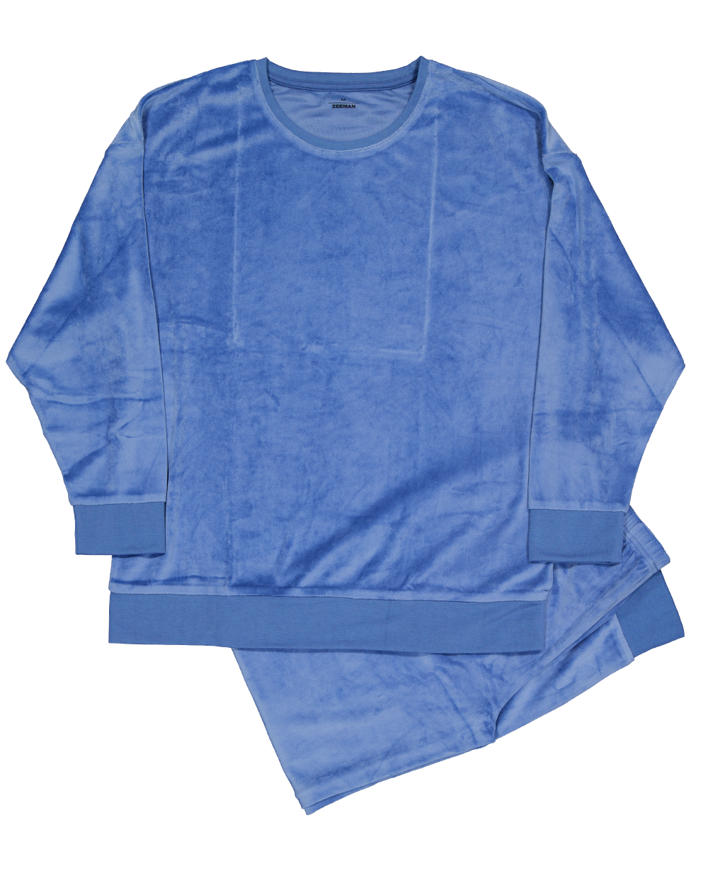 Pyjama Bébé à Manches Longues En Velours Sauthon - Blanc Hello Naissance