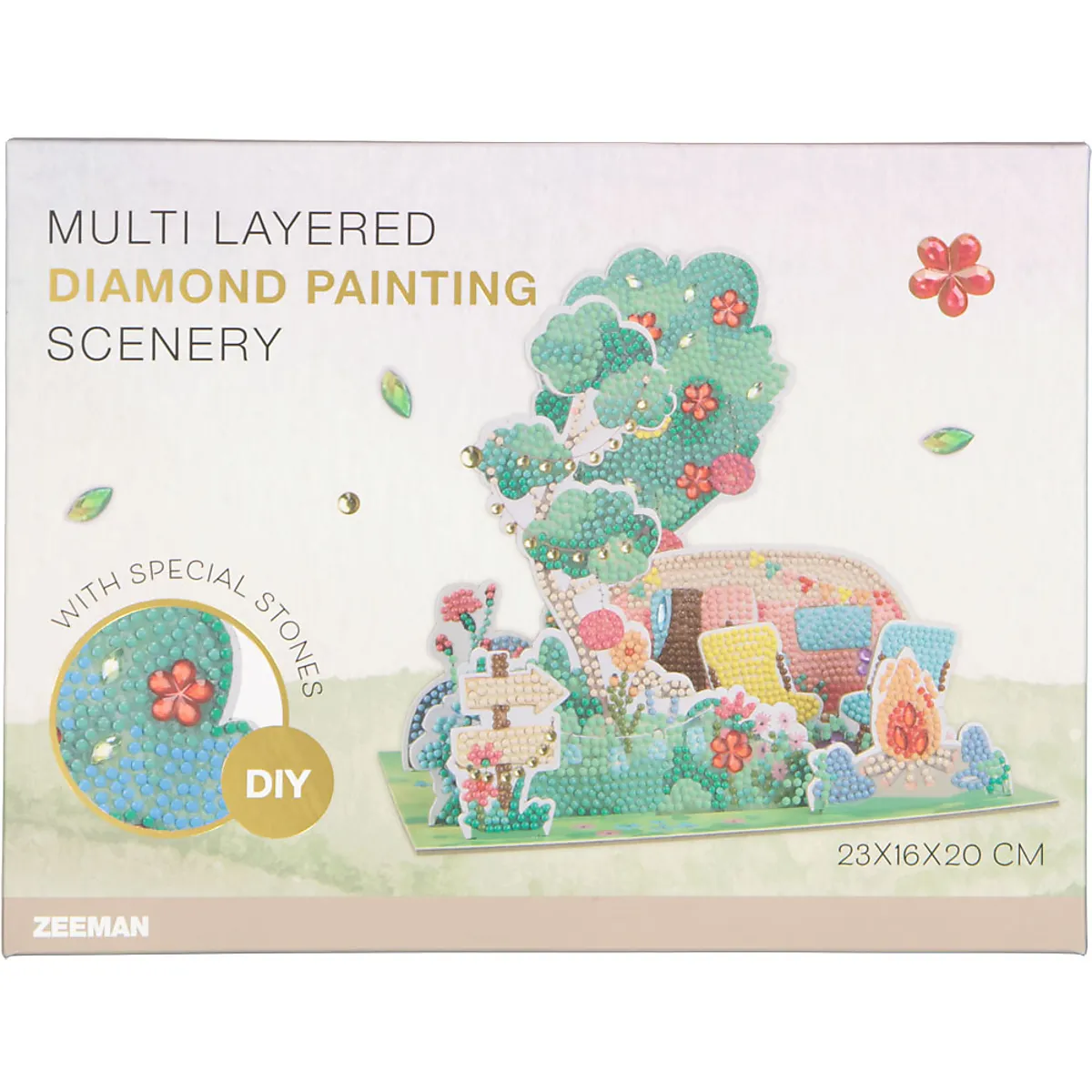 Pintura de diamantes - Verde