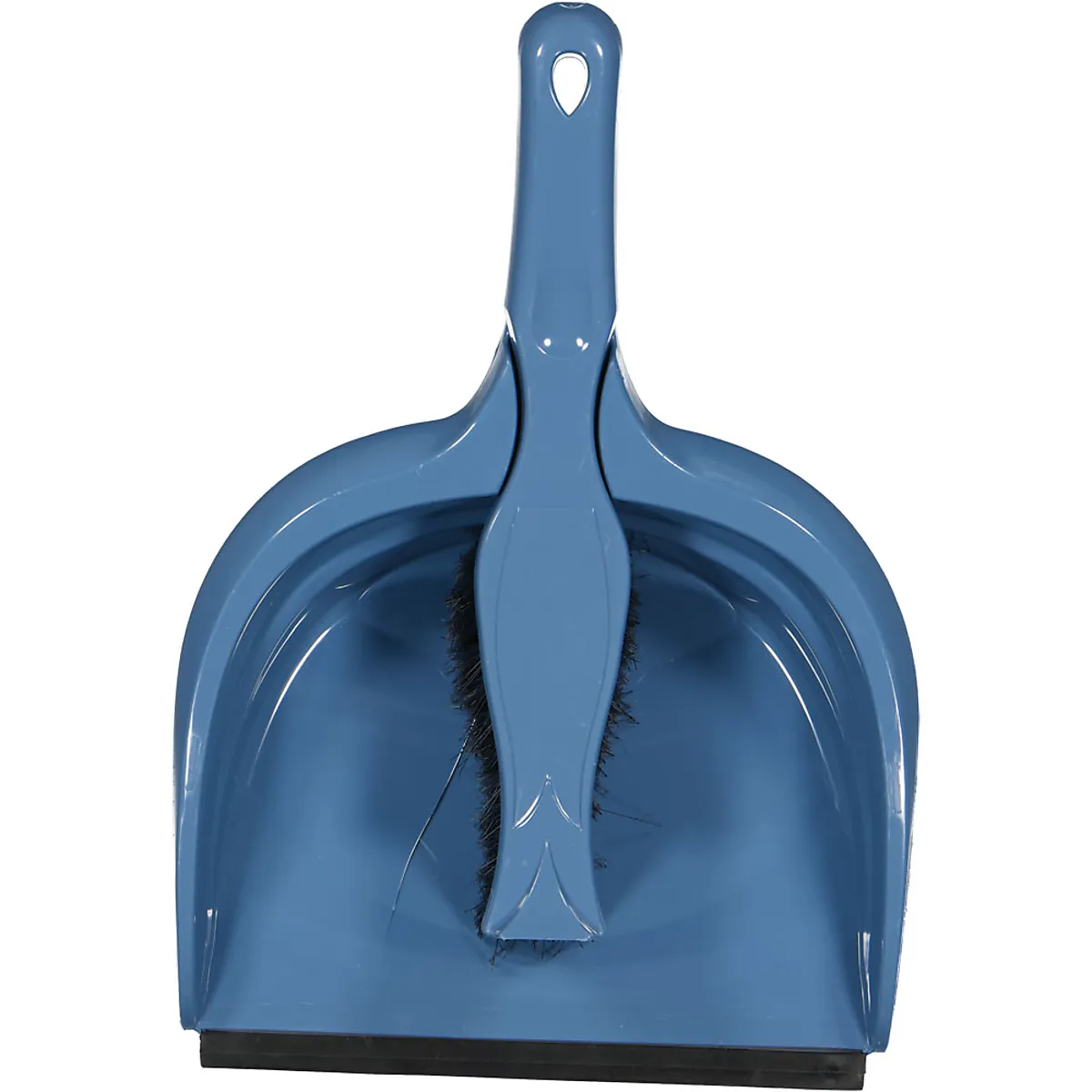Stoffer en blik - Blauw