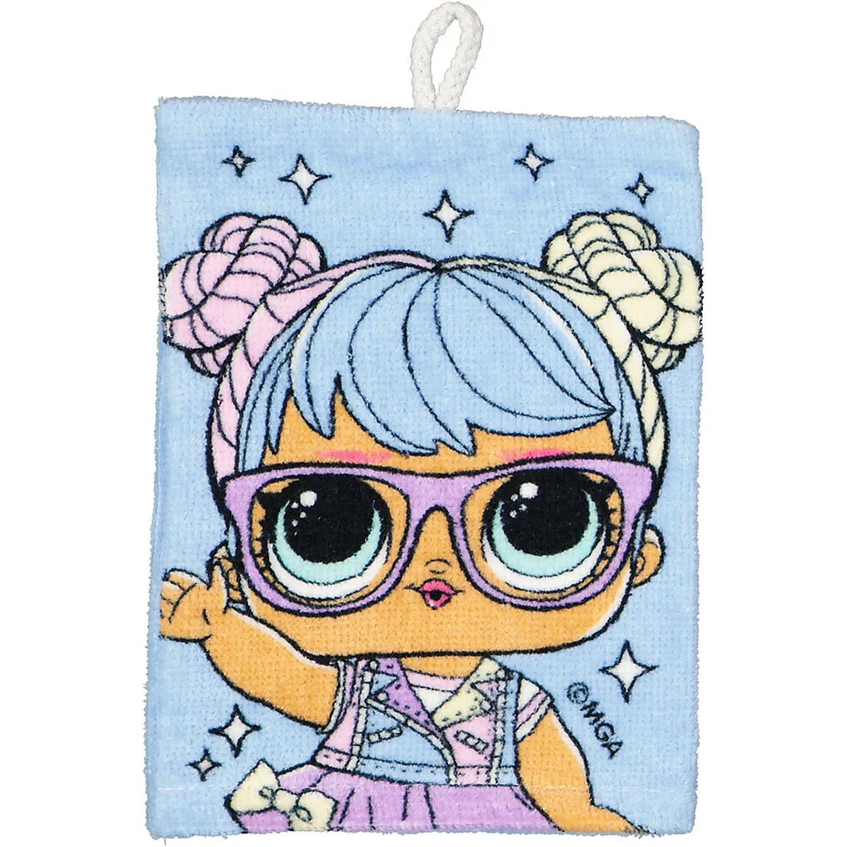 Luva de banho - Azul