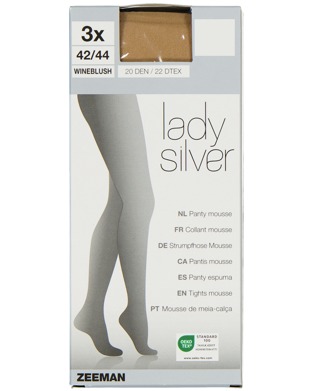 Lady silver Panty - Wineblush afbeelding