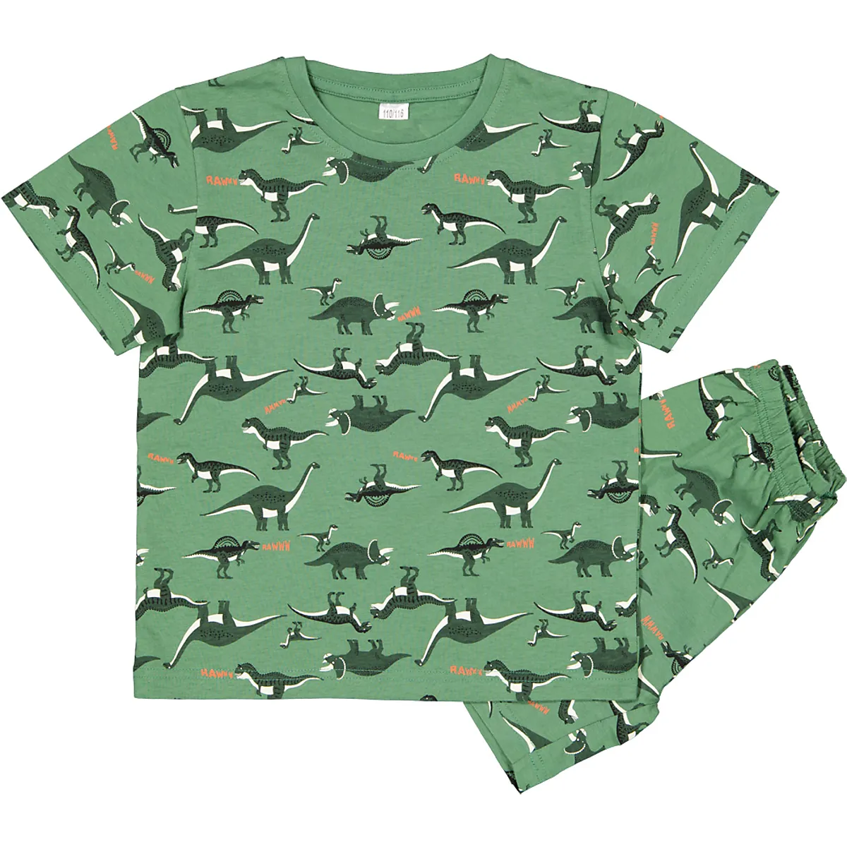 Pijama curto - Verde