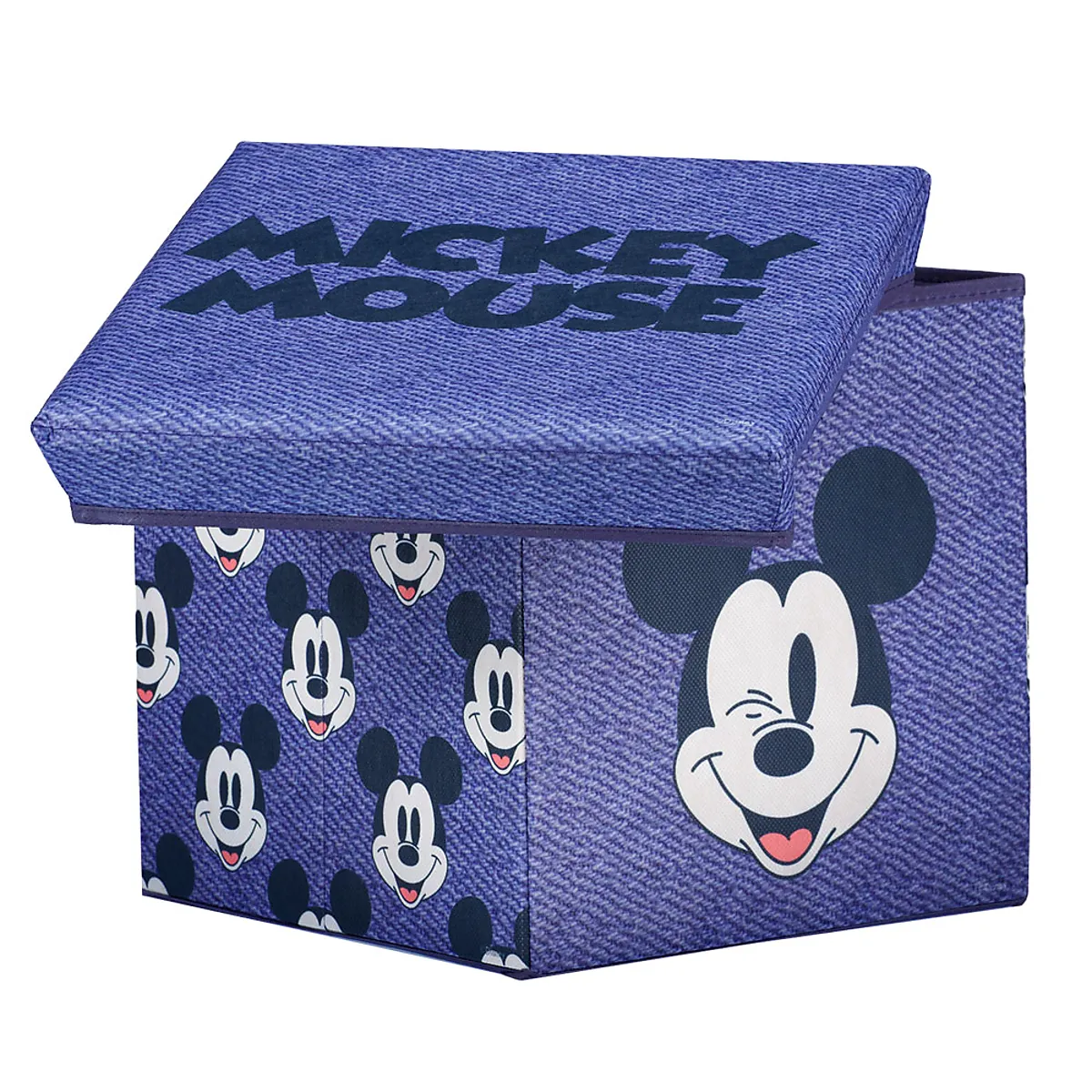 Opvouwbare poef - Blauw