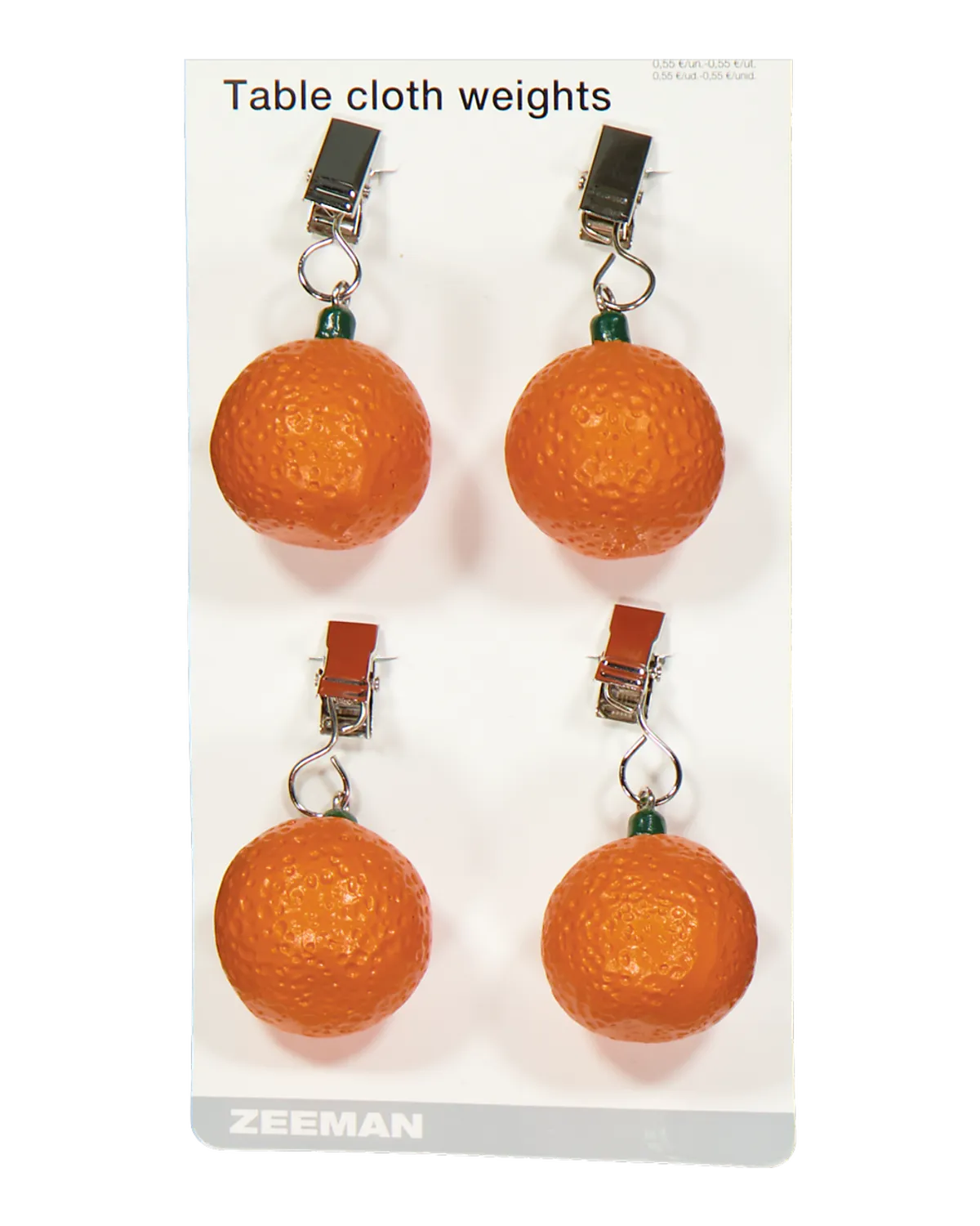 Tafelkleed klem - Oranje