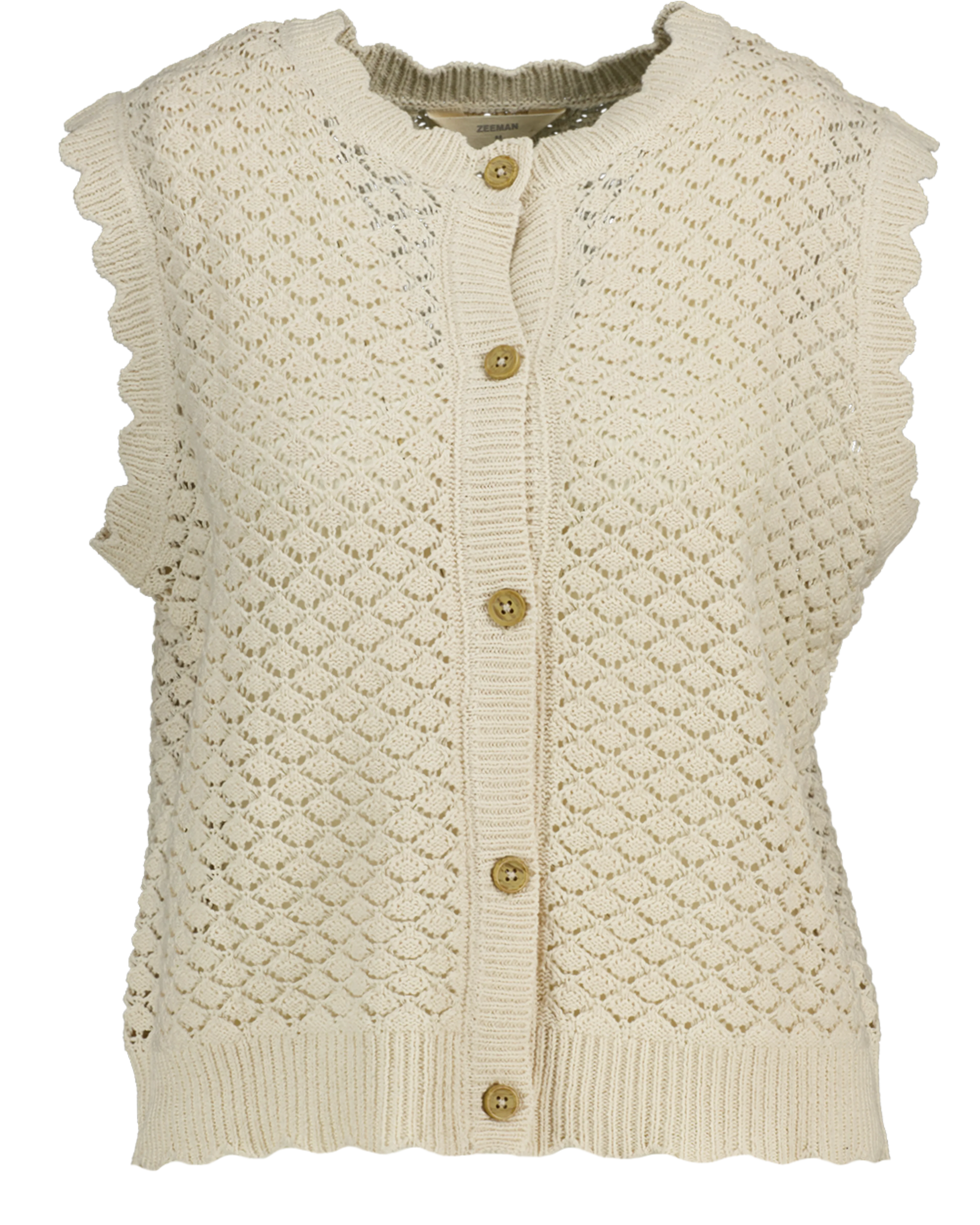 Chaleco de punto - Beige