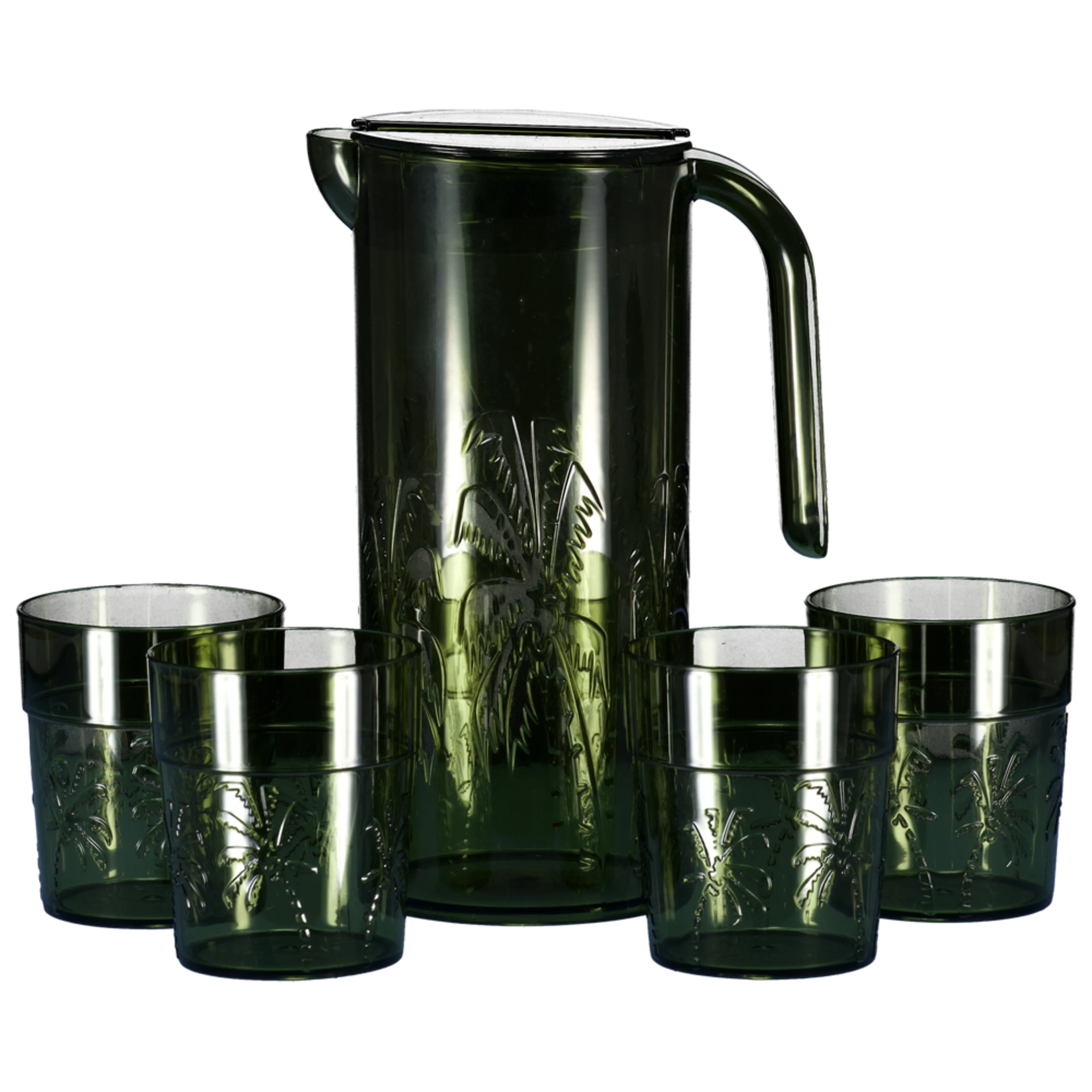 Lot de verres - Vert