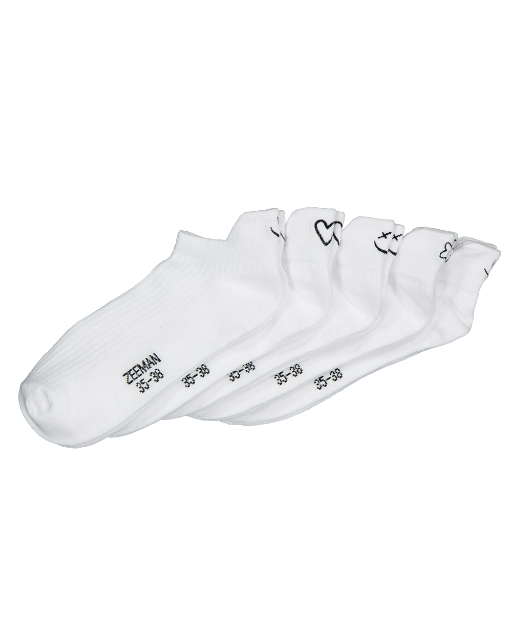 Sneakersokken - Wit